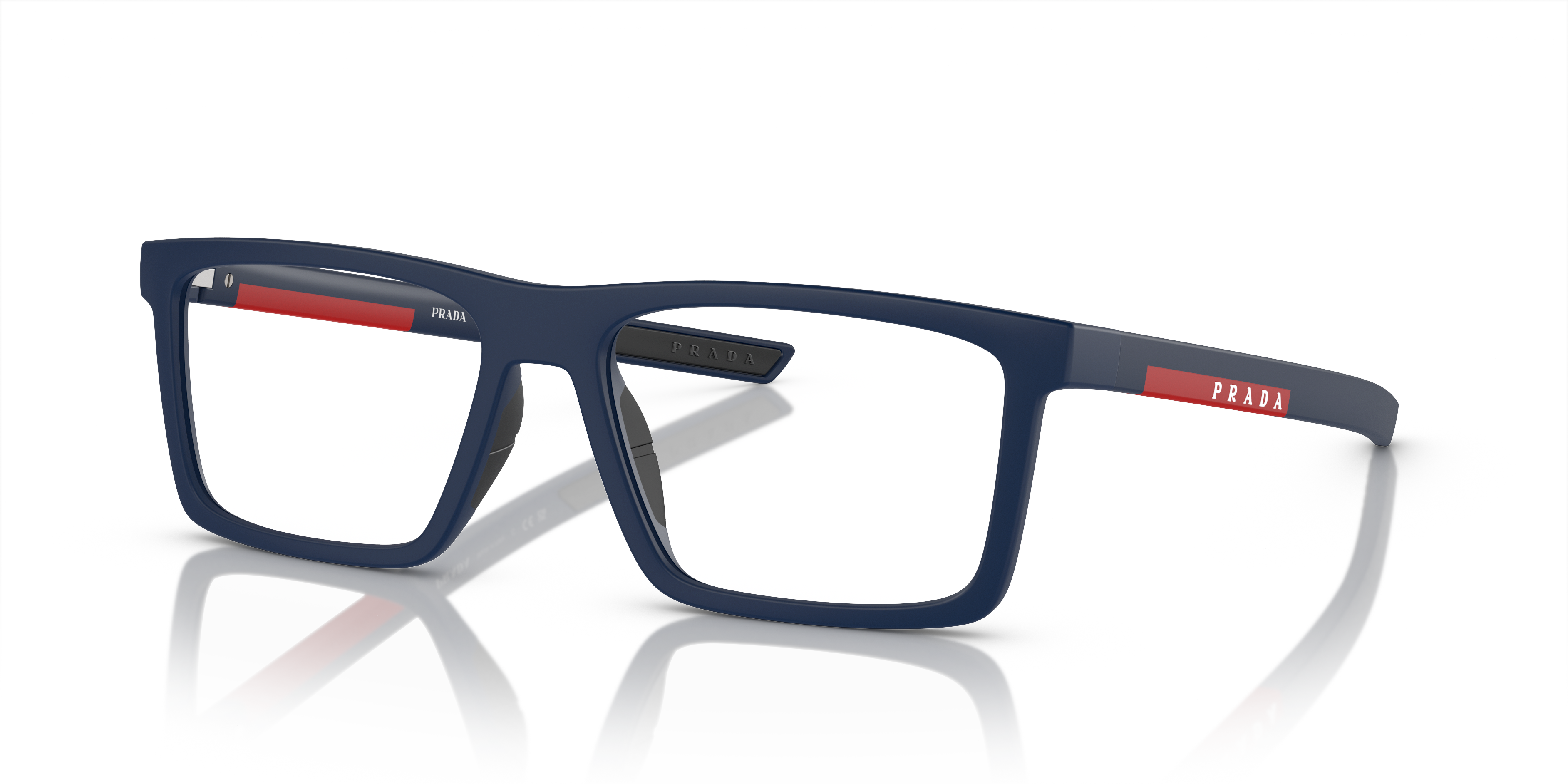 Angle_Left01 Prada Linea Rossa PS 02QV Glasses Transparent / Blue