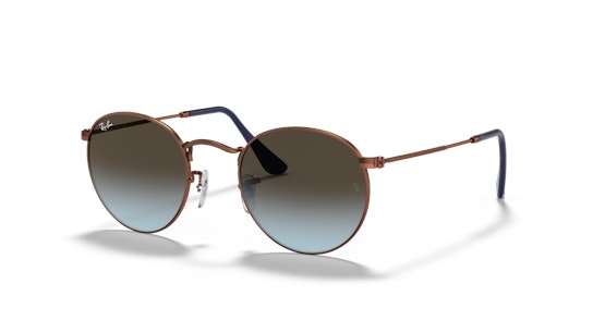 Ray-Ban Round Metal RB3447 900396 Blauw / Brons