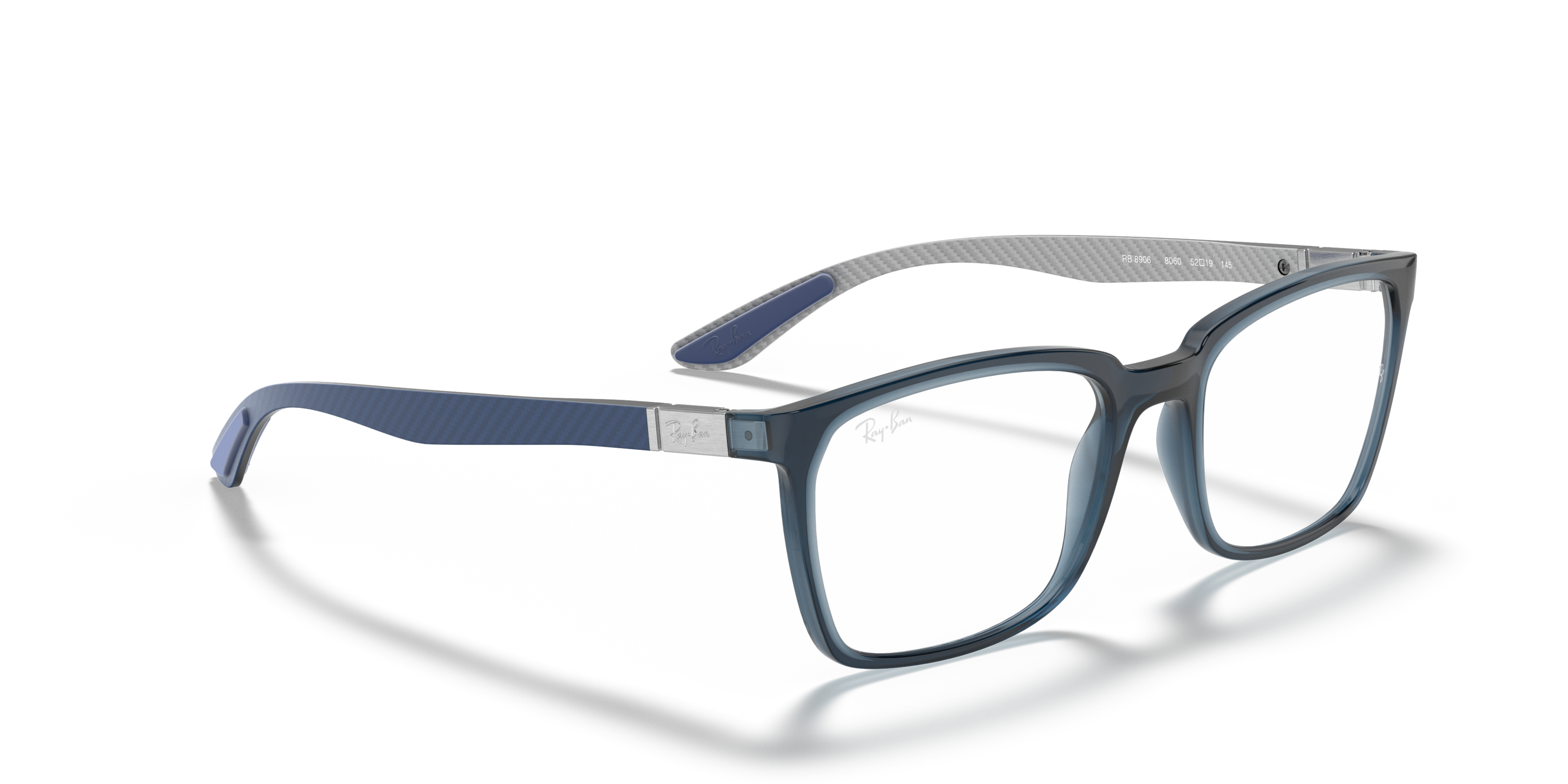 Angle_Right01 Ray-Ban 0RX8906 5219 Transparent