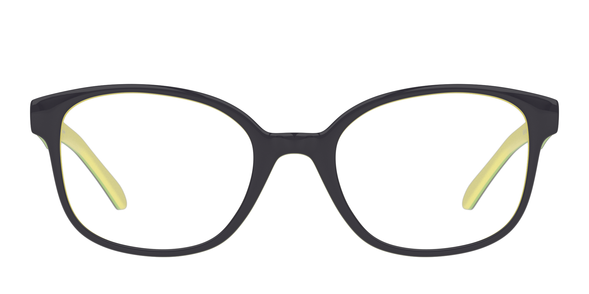 Front Unofficial UN OJ0008 (CC00) Children's Glasses Transparent / Blue