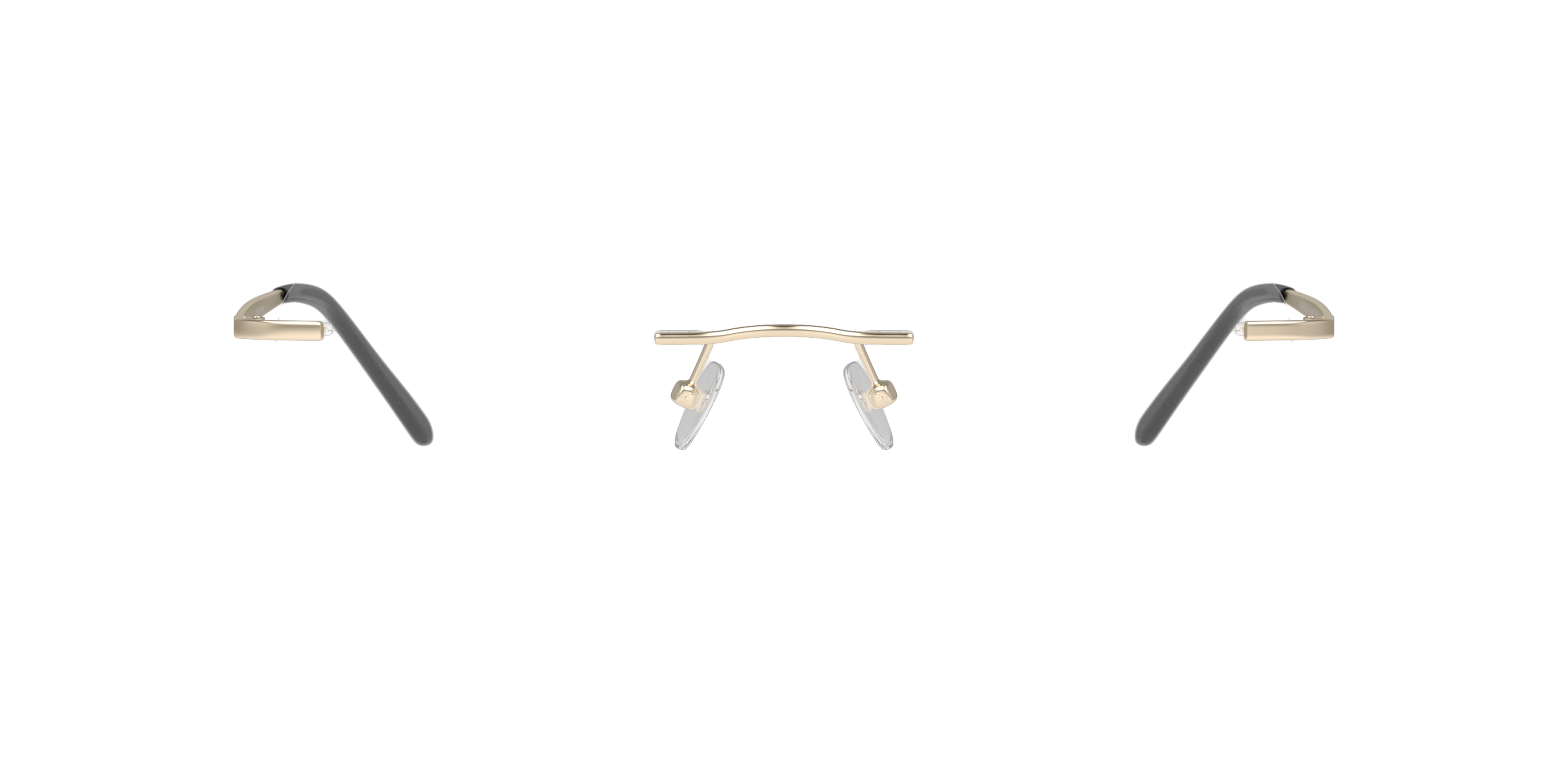 Front DbyD DB OM9008 (DD00) Glasses Transparent / Gold