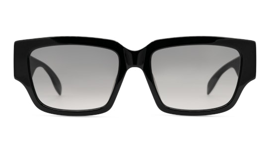 Alexander McQueen AM 0329S (001) Sunglasses Grey / Black