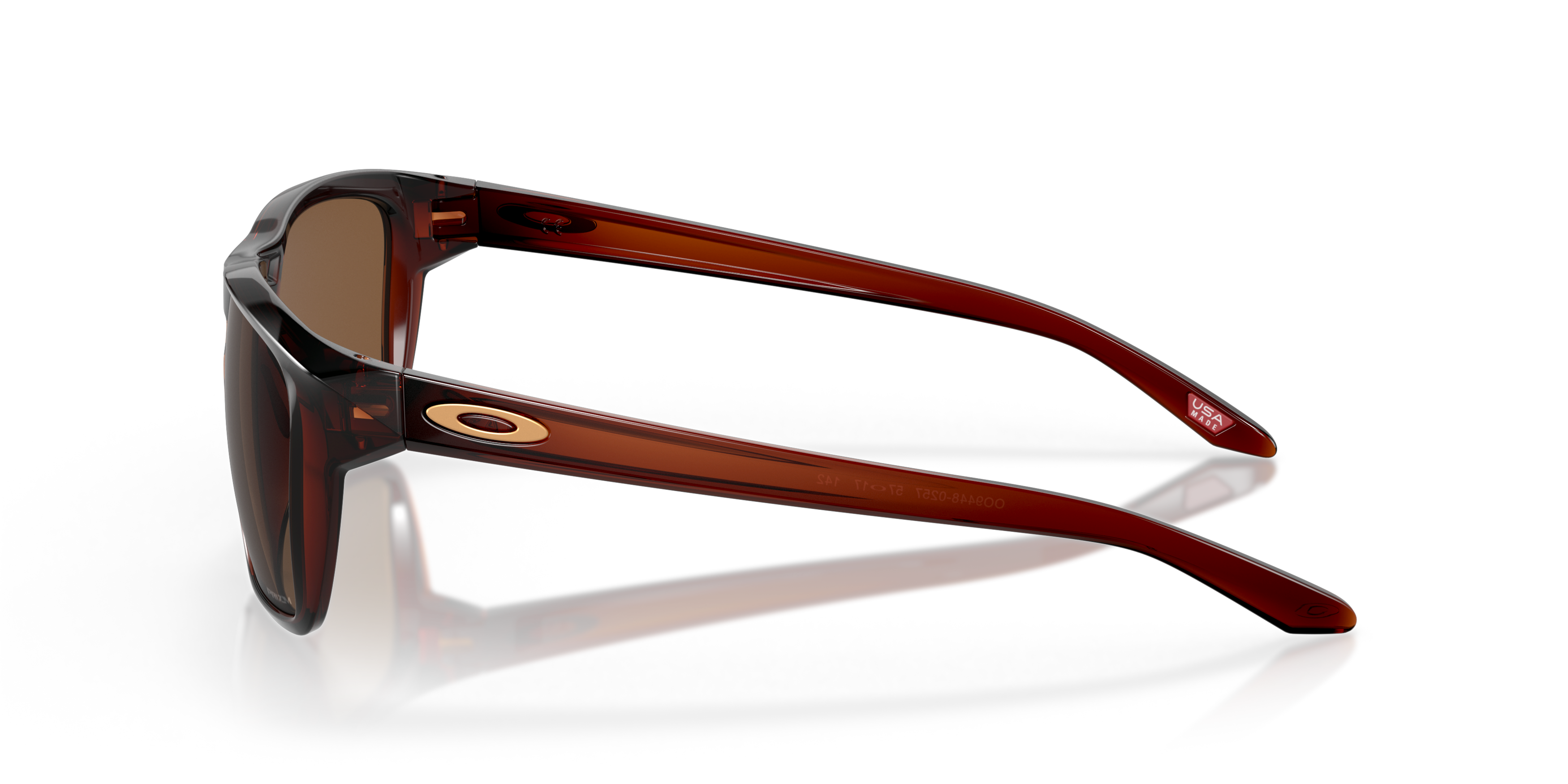 Angle_Left02 Oakley Sylas OO 9448 (944802) Sunglasses Brown / Brown