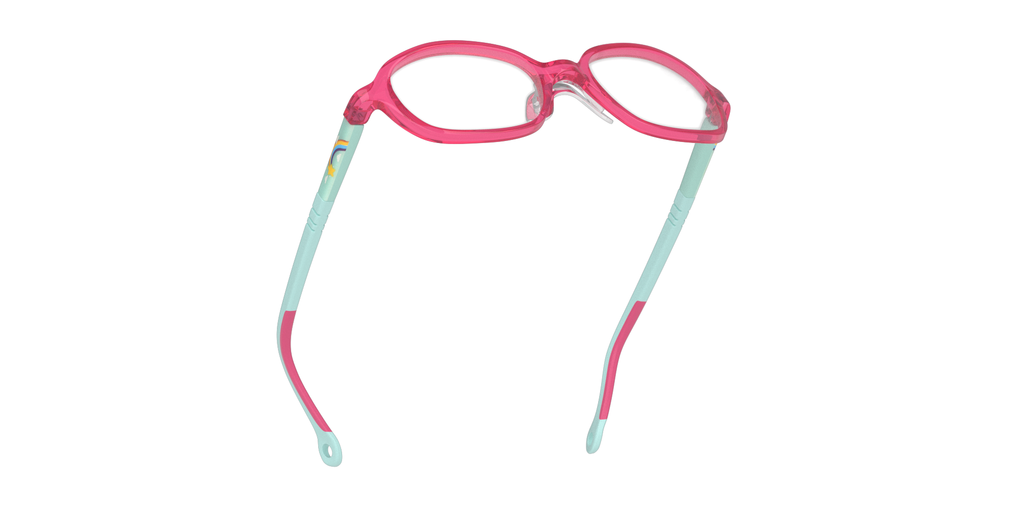 Bottom_Up Vision Express POO04 (C10) Glasses Transparent / Pink