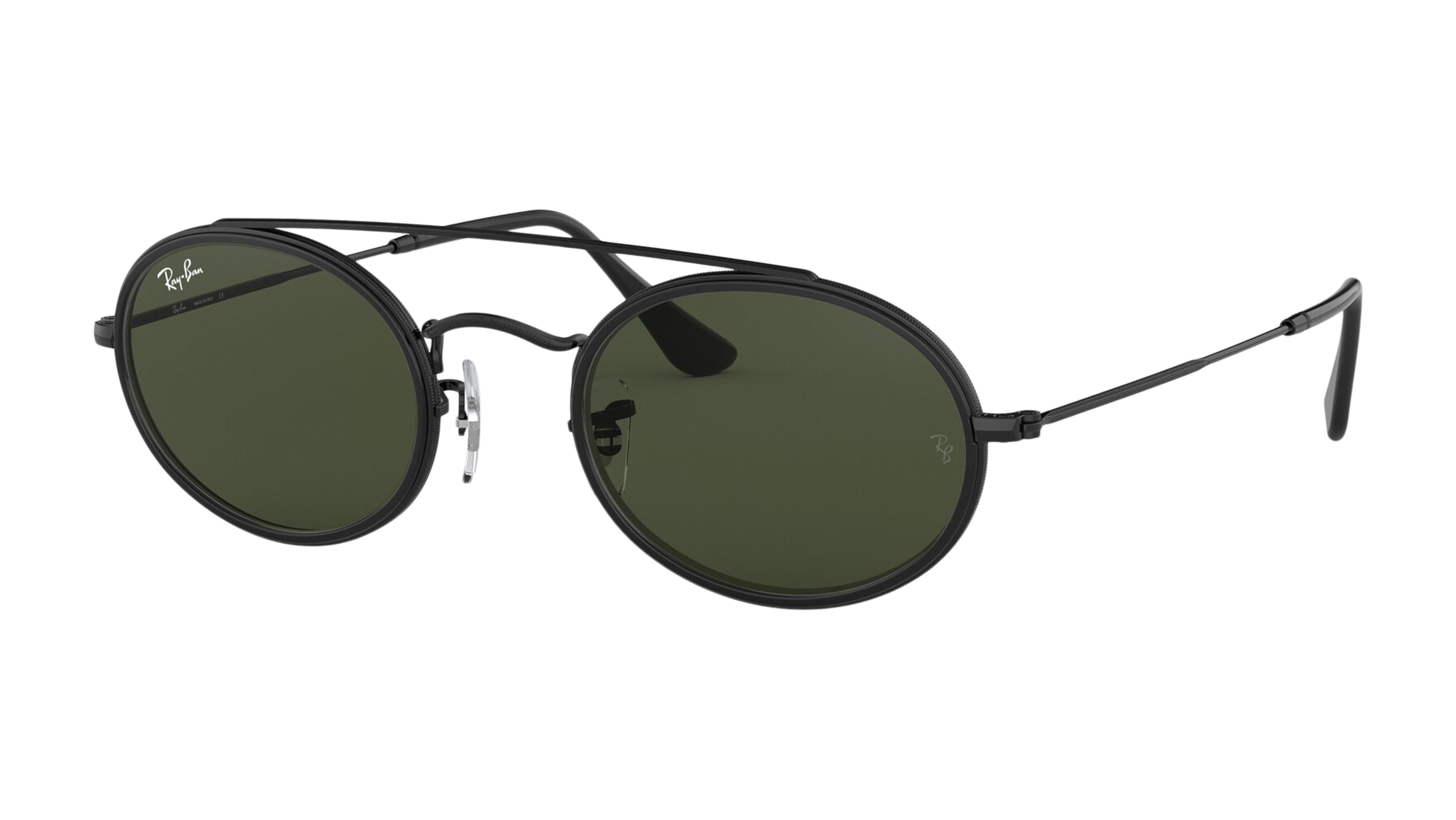 [products.image.angle_left01] Ray-Ban Oval Double Bridge RB3847N 912031