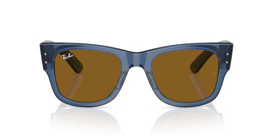 Ray-Ban Mega Wayfarer RB 0840S Sunglasses Brown / Blue