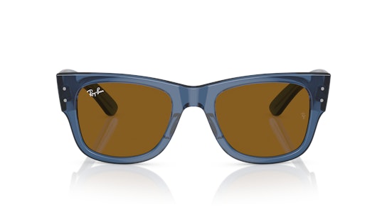 Ray-Ban Mega Wayfarer Bio-Based RB 0840S Sunglasses Brown / Blue