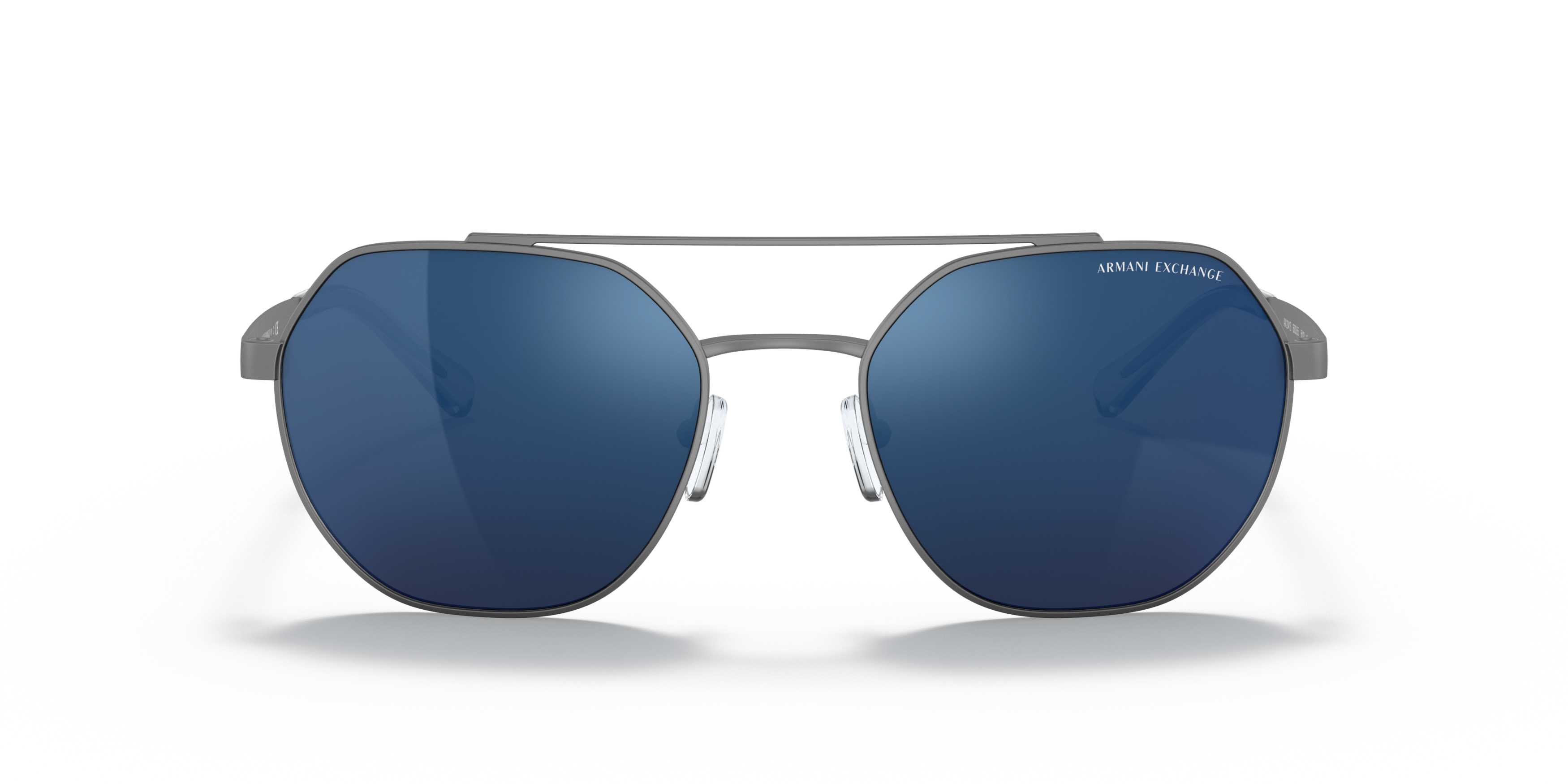 Front Armani Exchange AX 2041S (600355) Sunglasses Blue / Grey