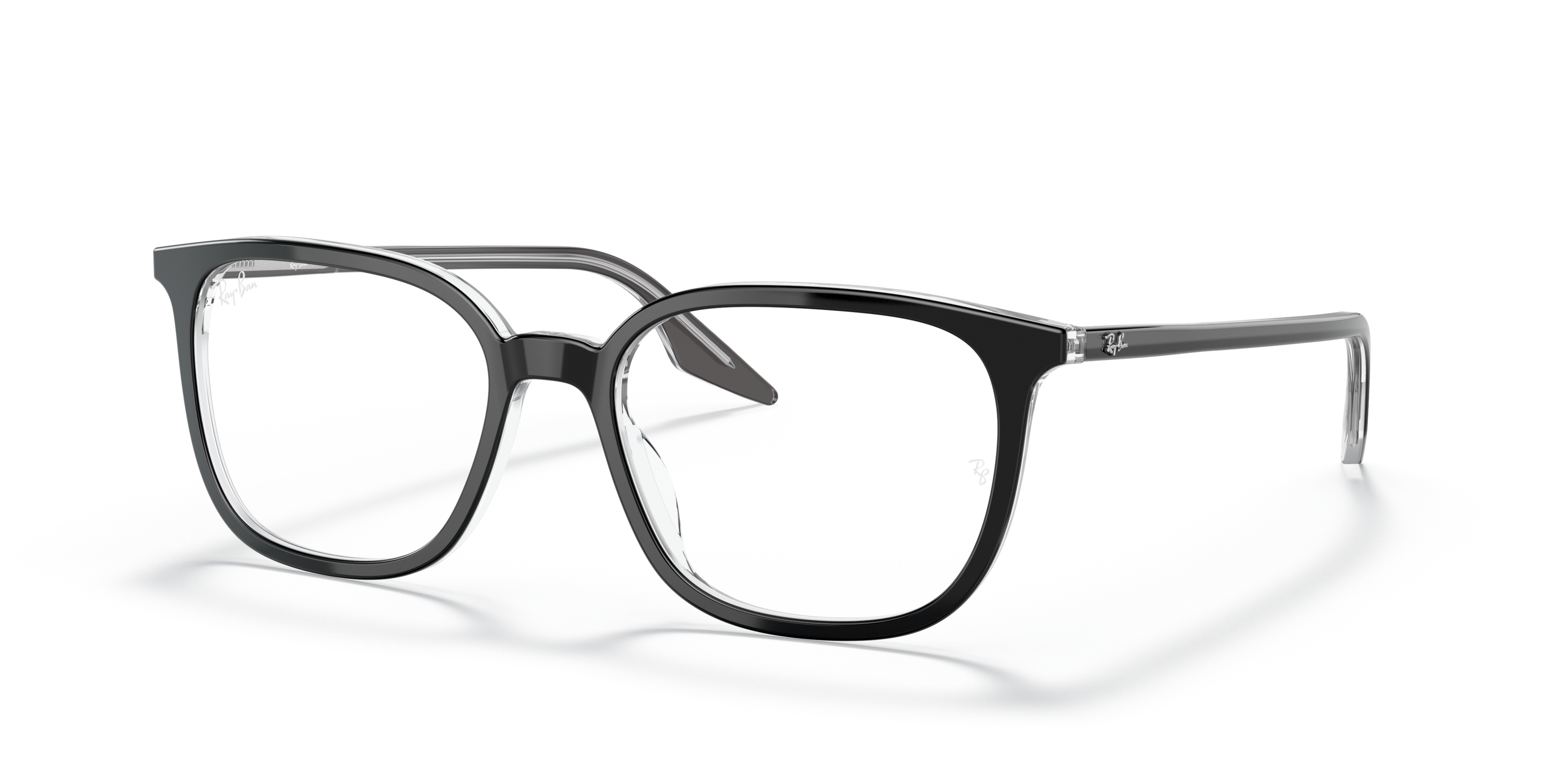 Angle_Left01 Ray-Ban RX 5406 (2034) Glasses Transparent / Black