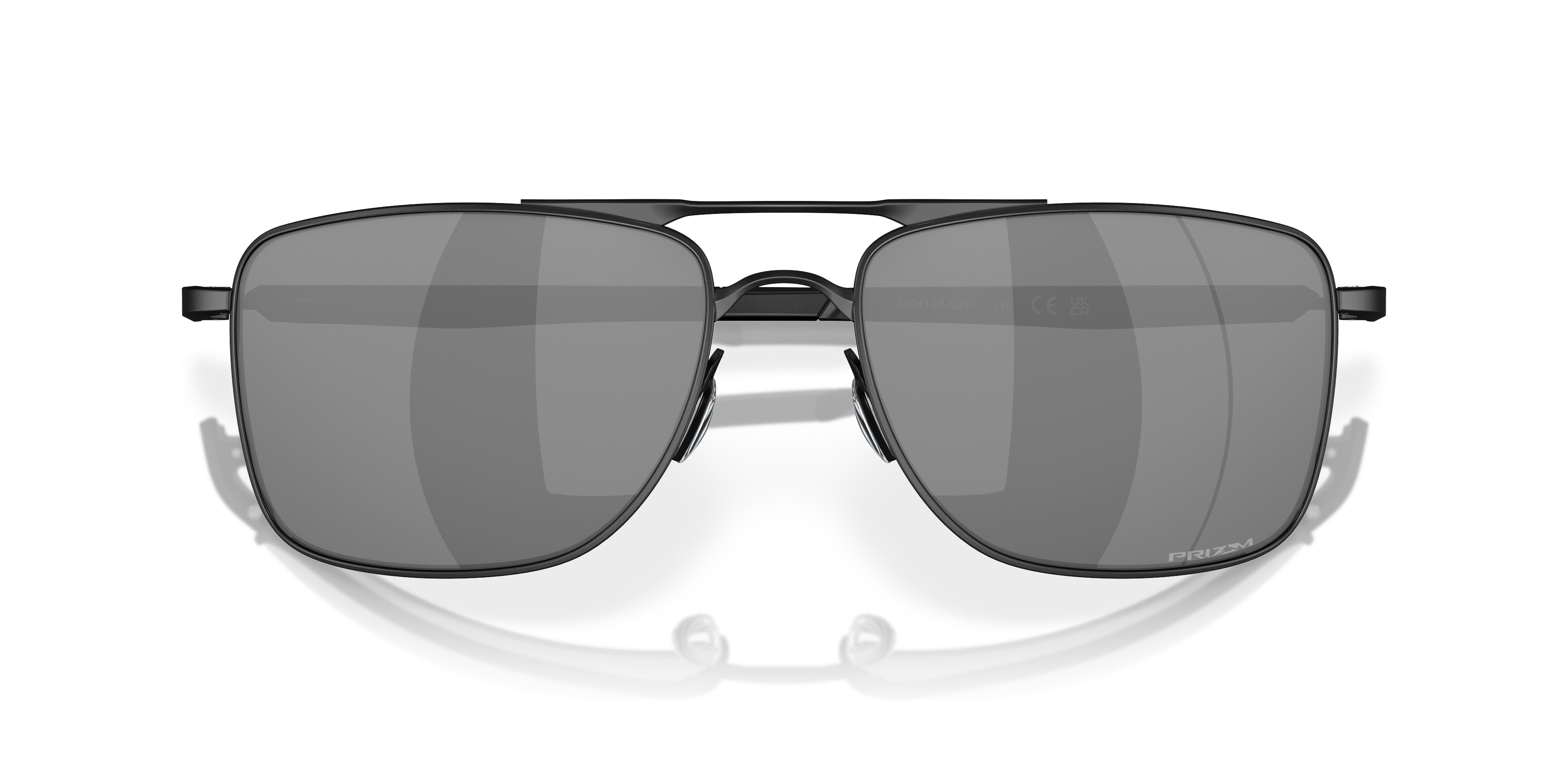 Folded Oakley Gauge 8 OO 4124 (412402) Sunglasses Grey / Black