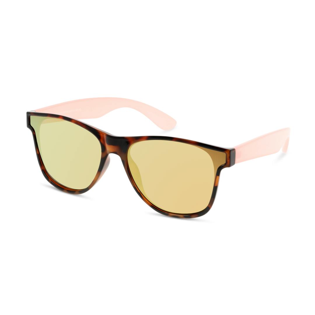 Seen CFGF02 Lunettes de Soleil Femme - Ronde Marron Rose