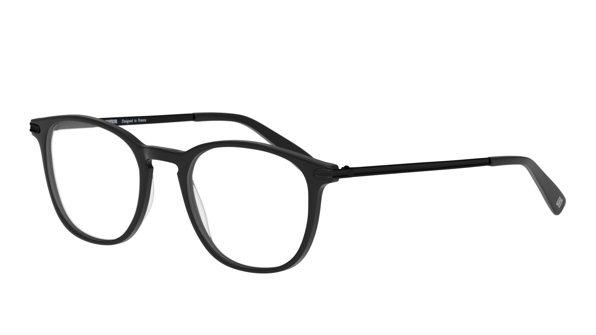 Angle_Left01 Unofficial UNOM0161 (BB00) Glasses Transparent / Black
