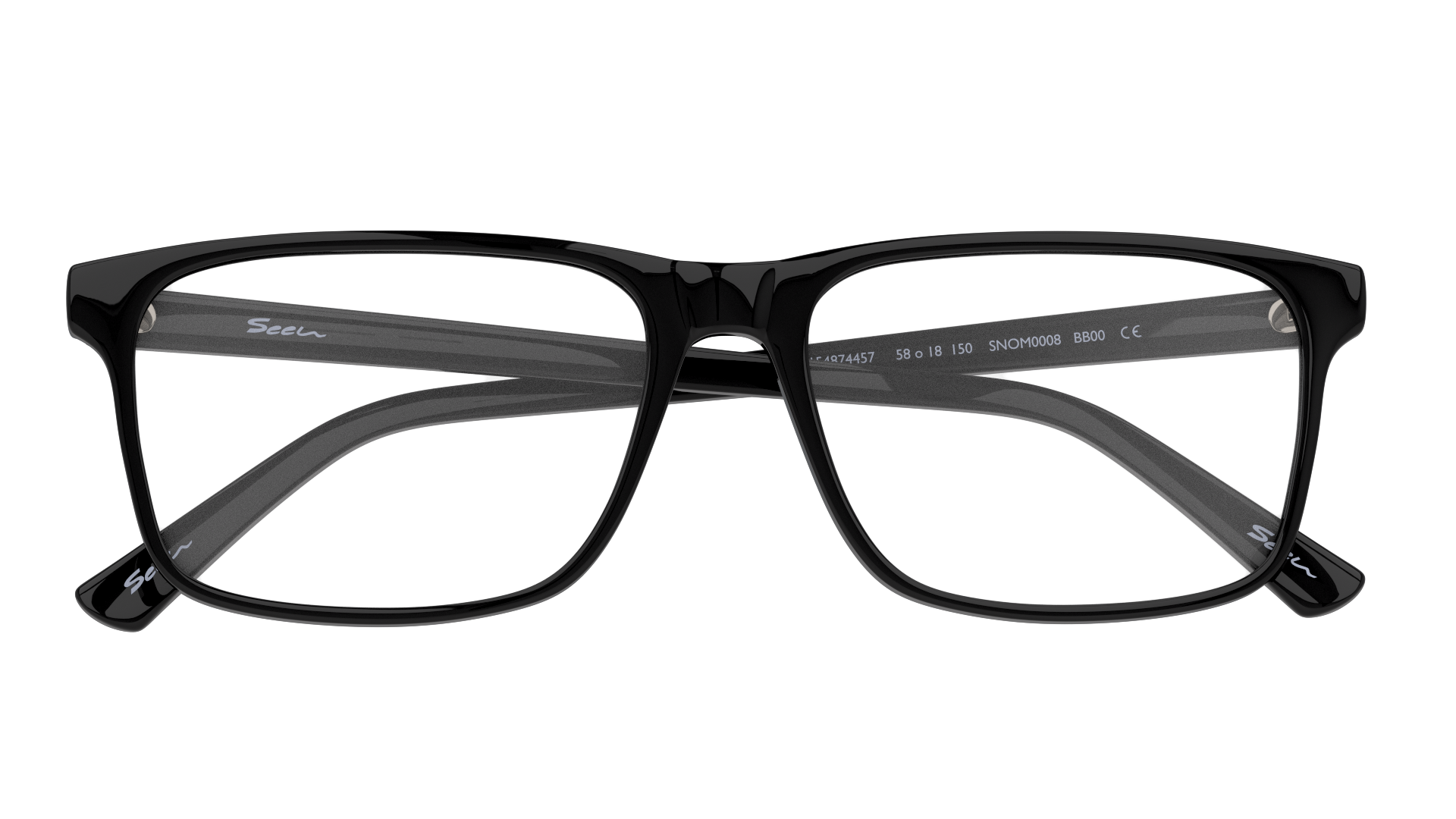 Folded Seen SN OM0008 (Large) (CC00) Glasses Transparent / Blue