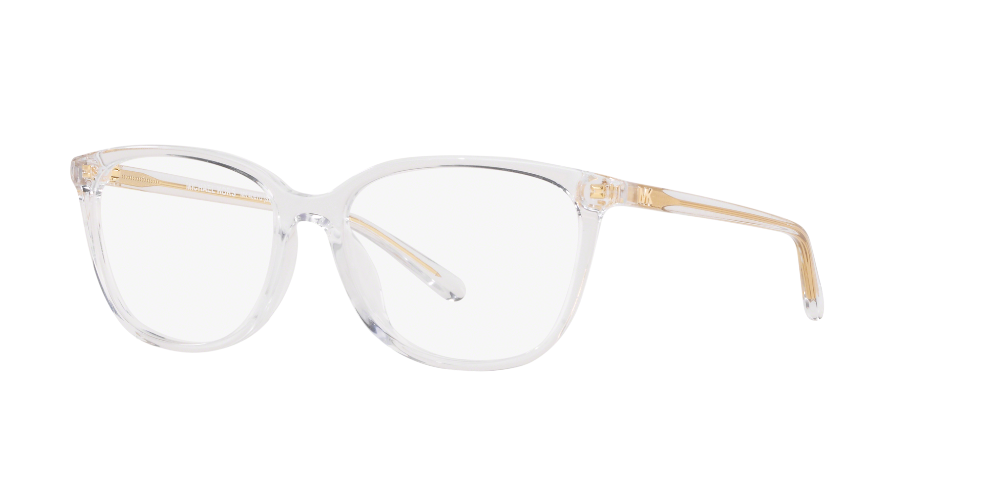Angle_Left01 Michael Kors Santa Clara MK 4067U Glasses Transparent / Transparent, Clear