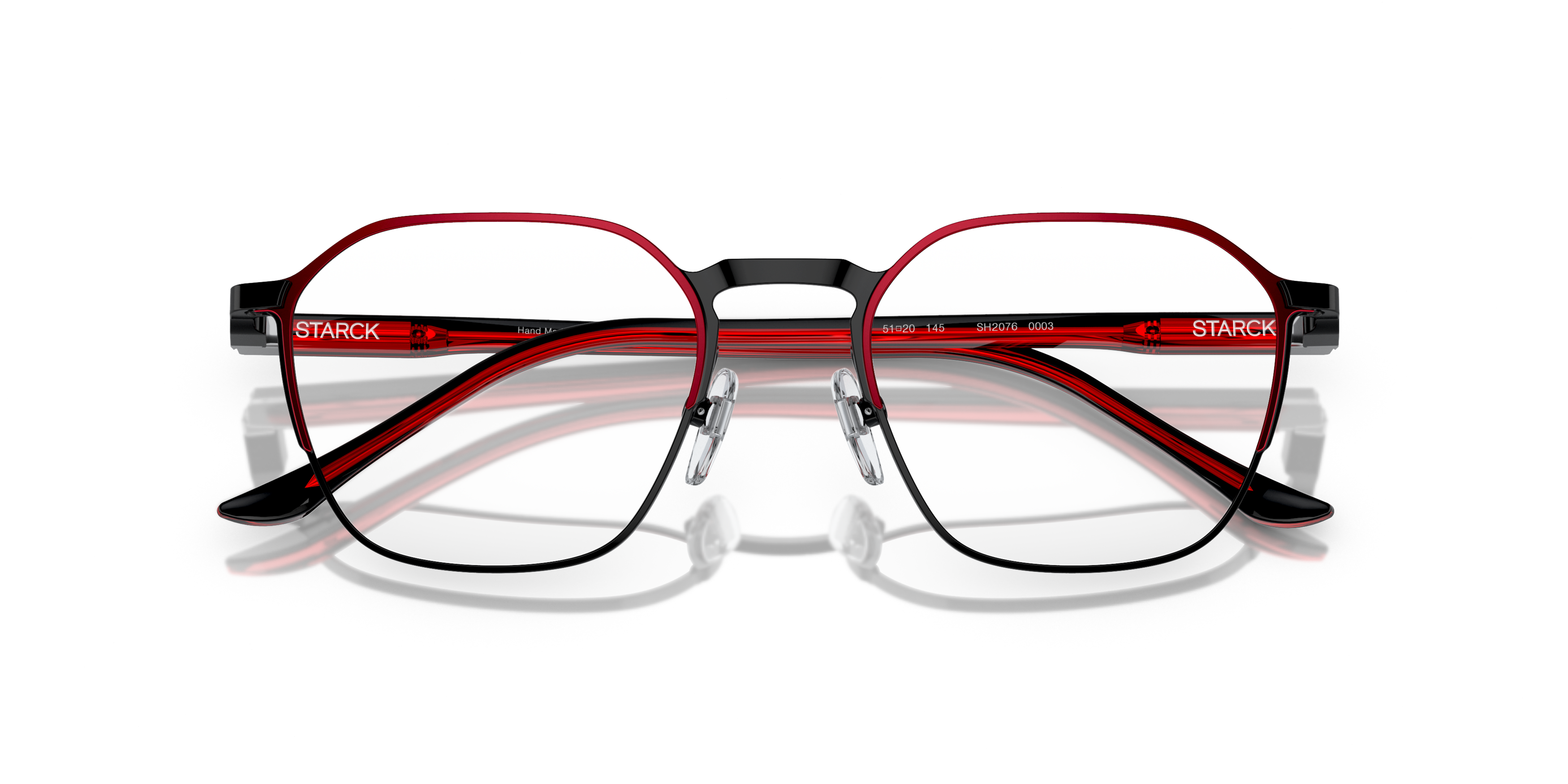 Folded Starck SH 2076 (0003) Glasses Transparent / Black