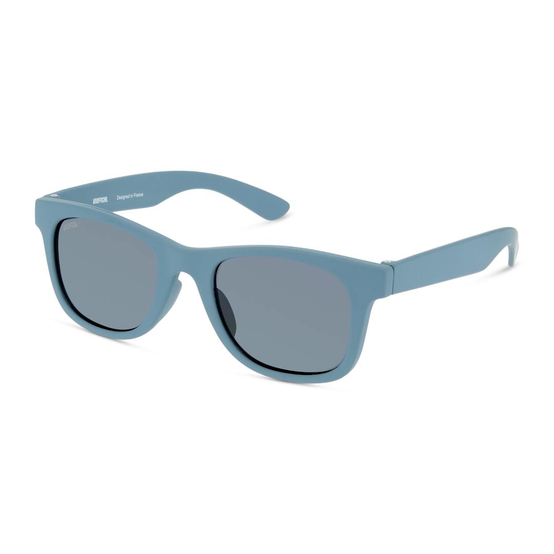 Unofficial UNST0004 Lunettes de Soleil Enfant - Rectangle Gris - Possibilité de verres correcteurs -