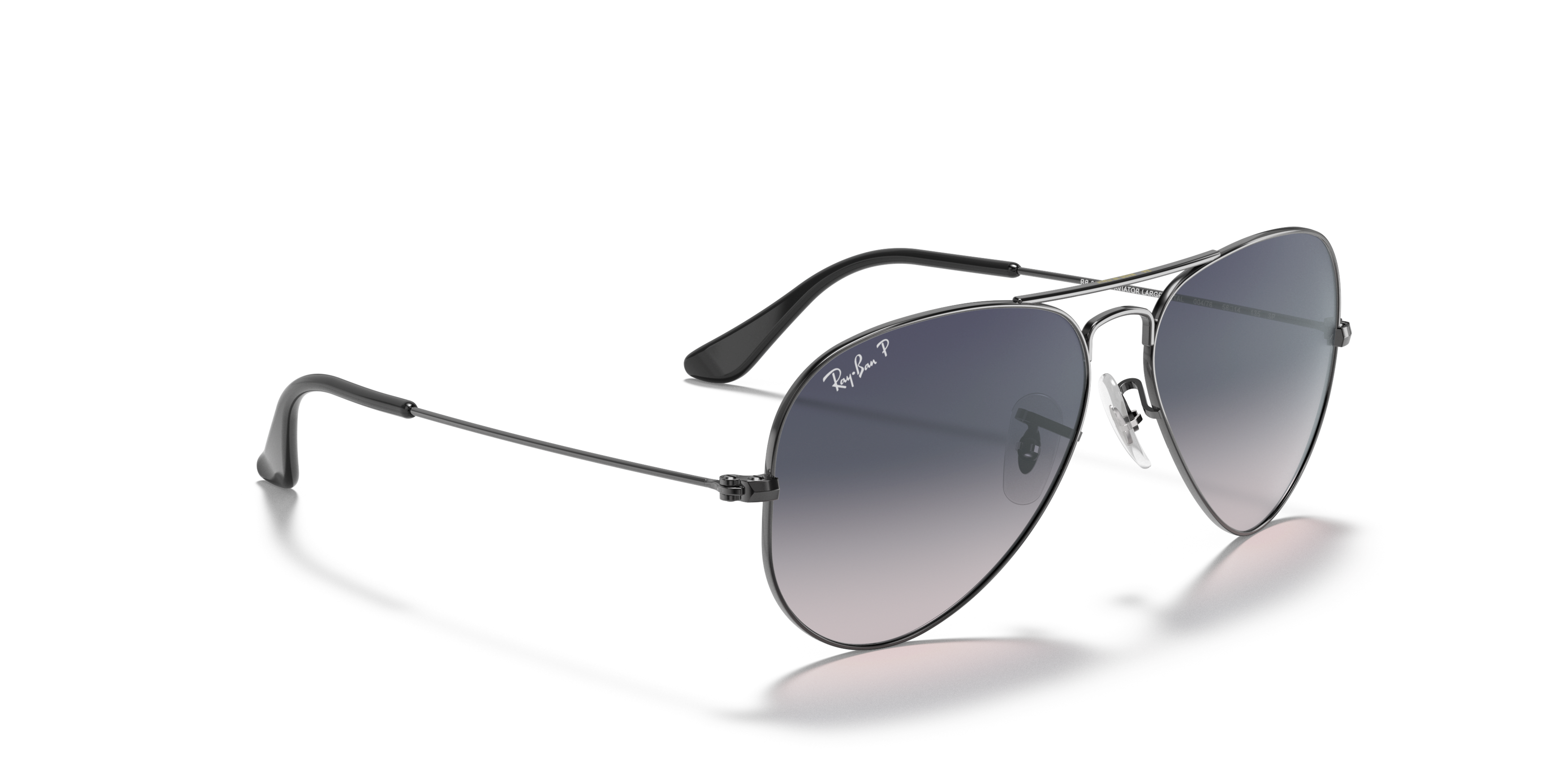 Angle_Right01 Ray-Ban Aviator 0RB3025 004/78 Gris / Gris