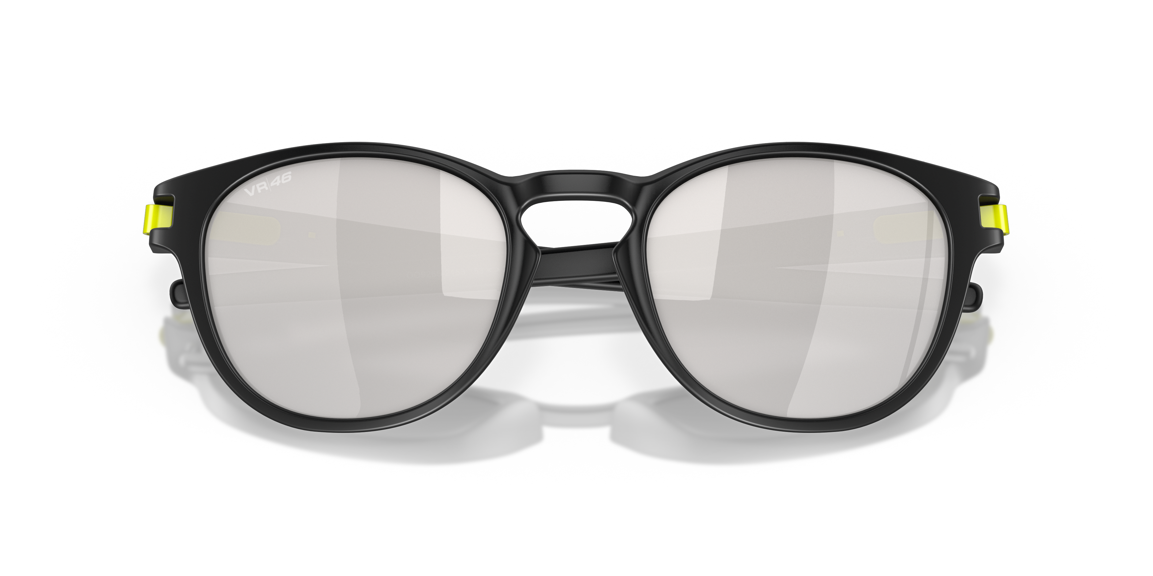 Folded Oakley Latch OO 9265 Sunglasses Silver / Black