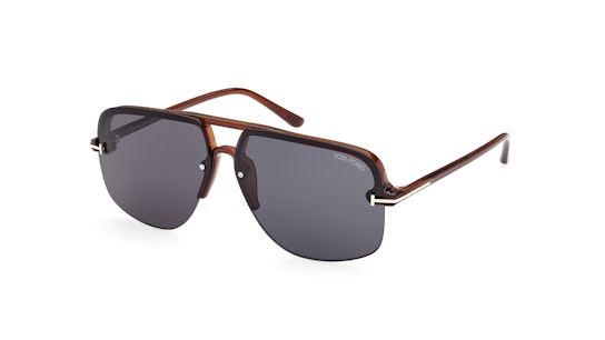 Tom Ford FT 1003 (45V) Sunglasses Blue / Brown