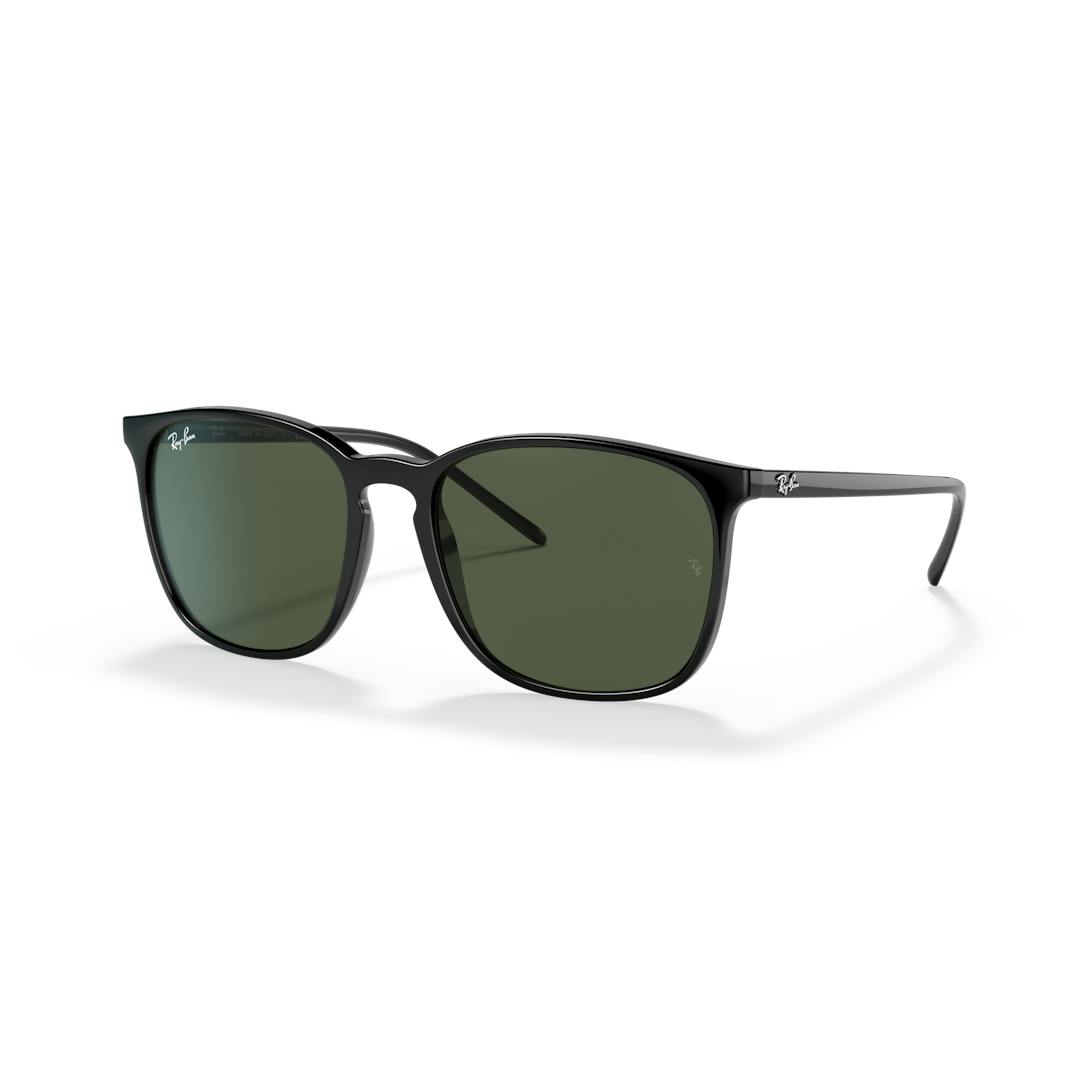 Ray-Ban RB4387 Lunettes de Soleil Homme - Noir - Possibilité de verres correcteurs - Adaptable à la