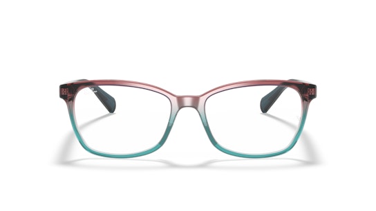 Ray-Ban RX 5362 Glasses Transparent / transparent, red