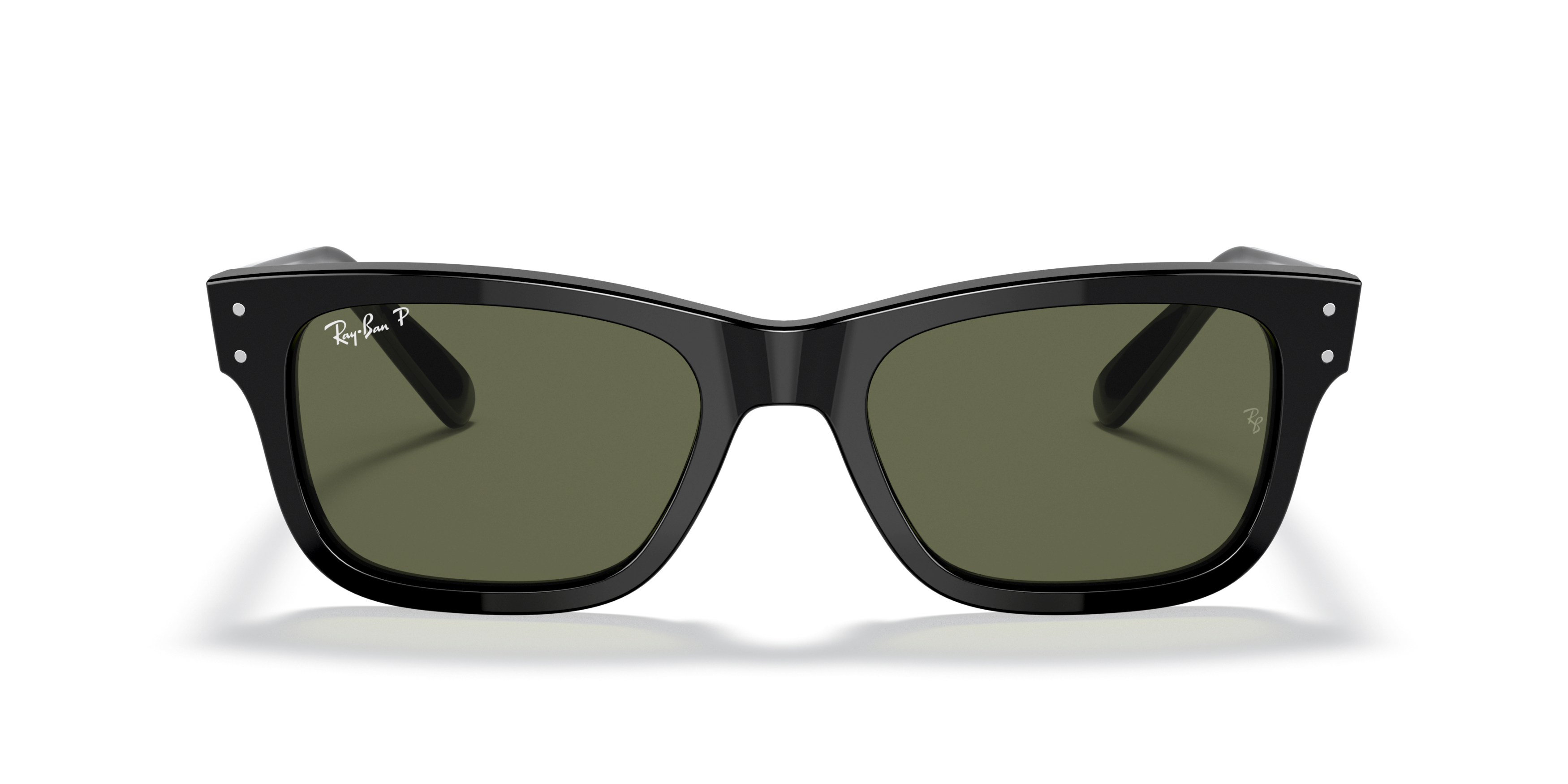 Front Ray-Ban Mr Burbank RB 2283 Sunglasses Green / Black