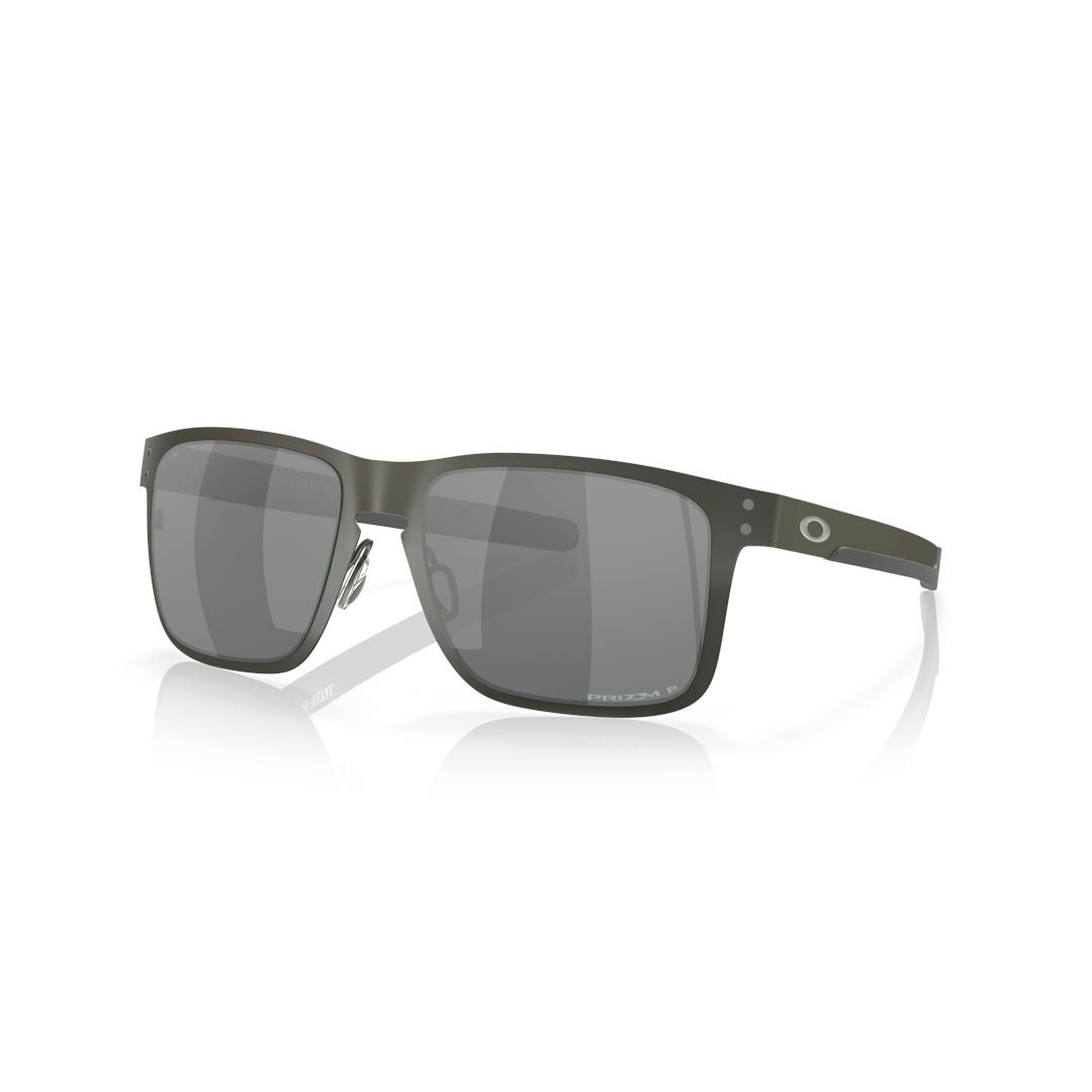 Oakley Holbrook Metal OO4123 Lunettes de Soleil Homme - Carrée Gris - Verres Polarisés - Possibilité