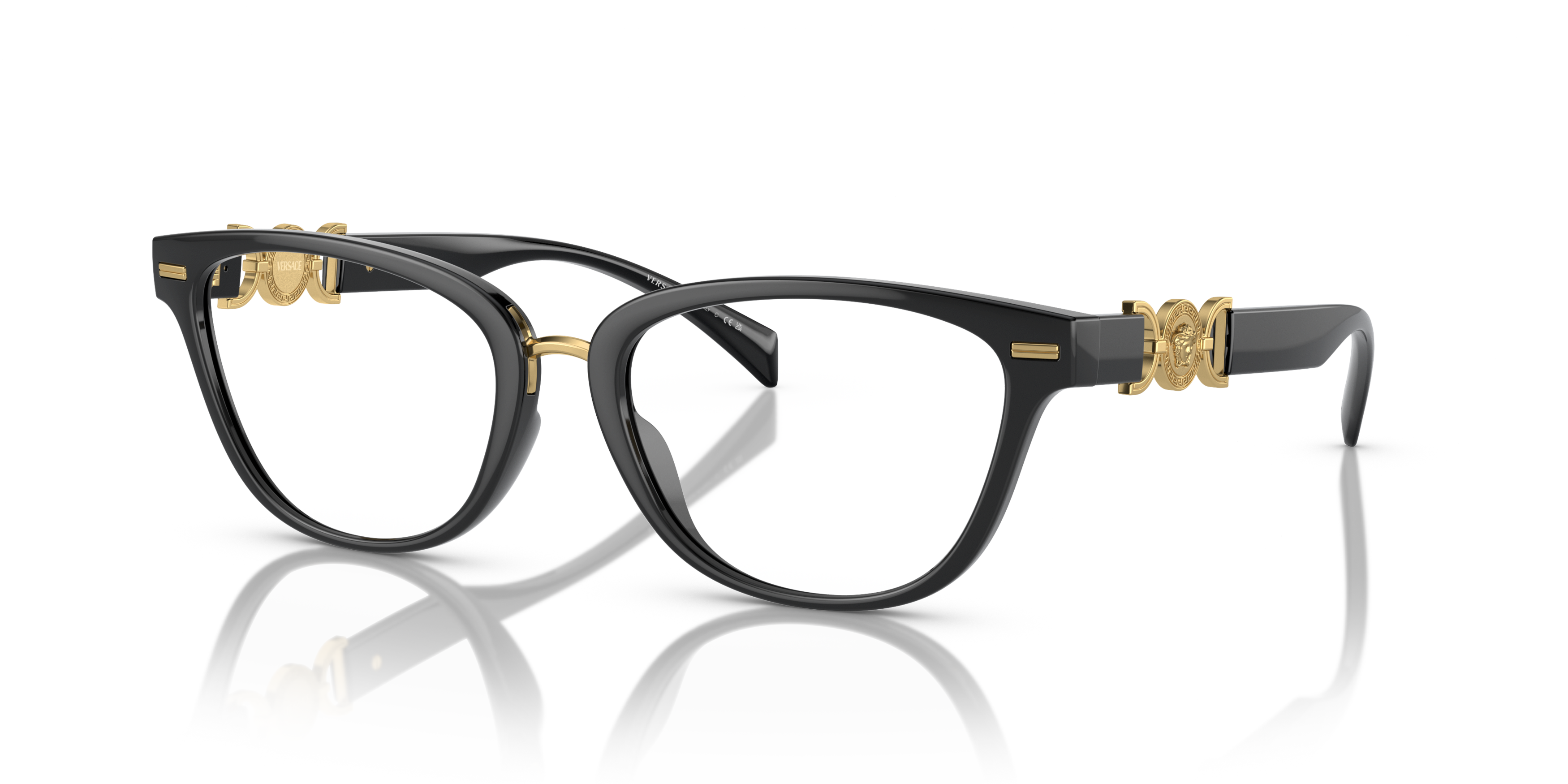 Angle_Left01 Versace VE 3336U Glasses Transparent / Black