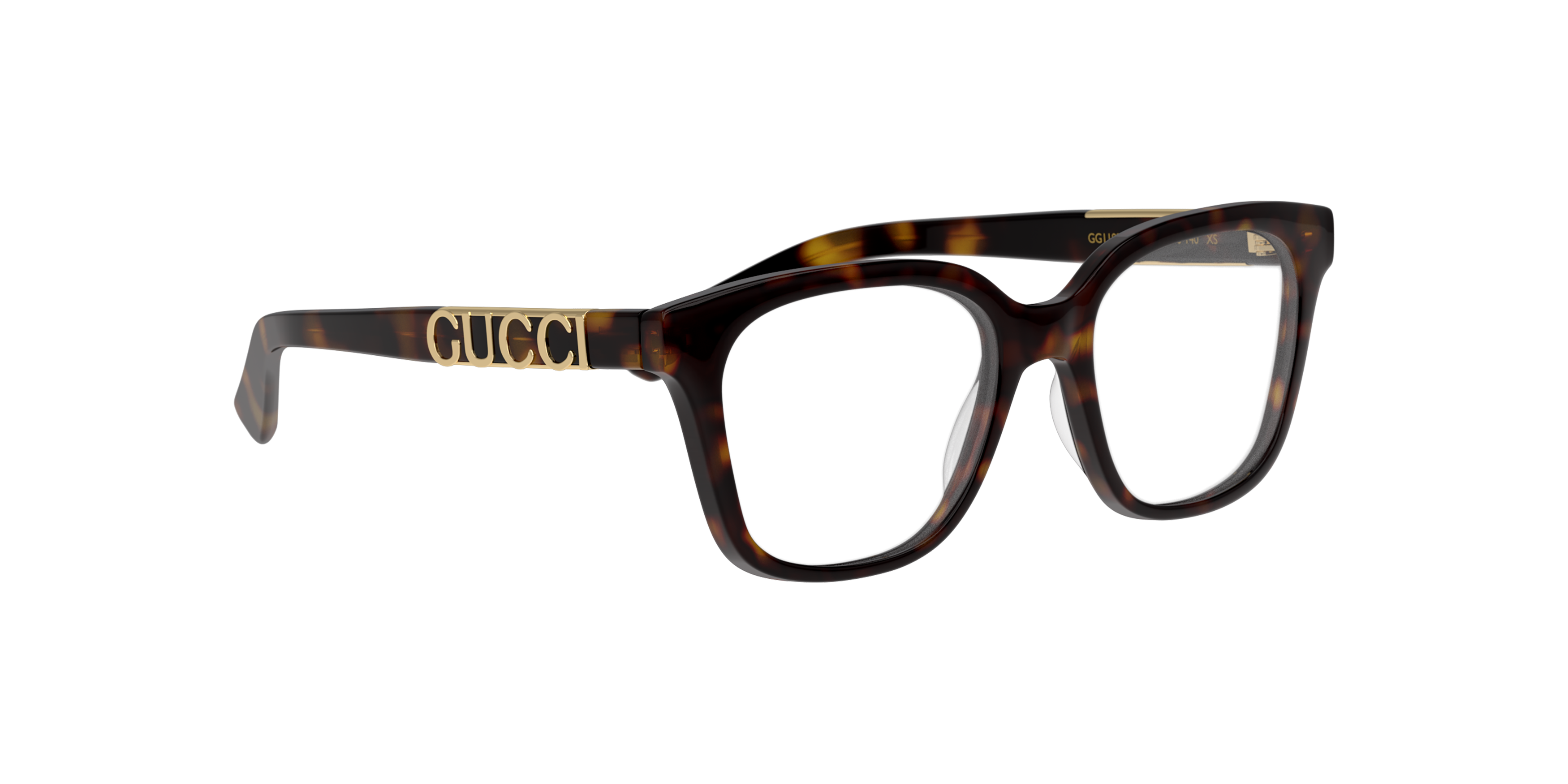 Angle_Right01 Gucci GG 1192O Glasses Transparent / Havana