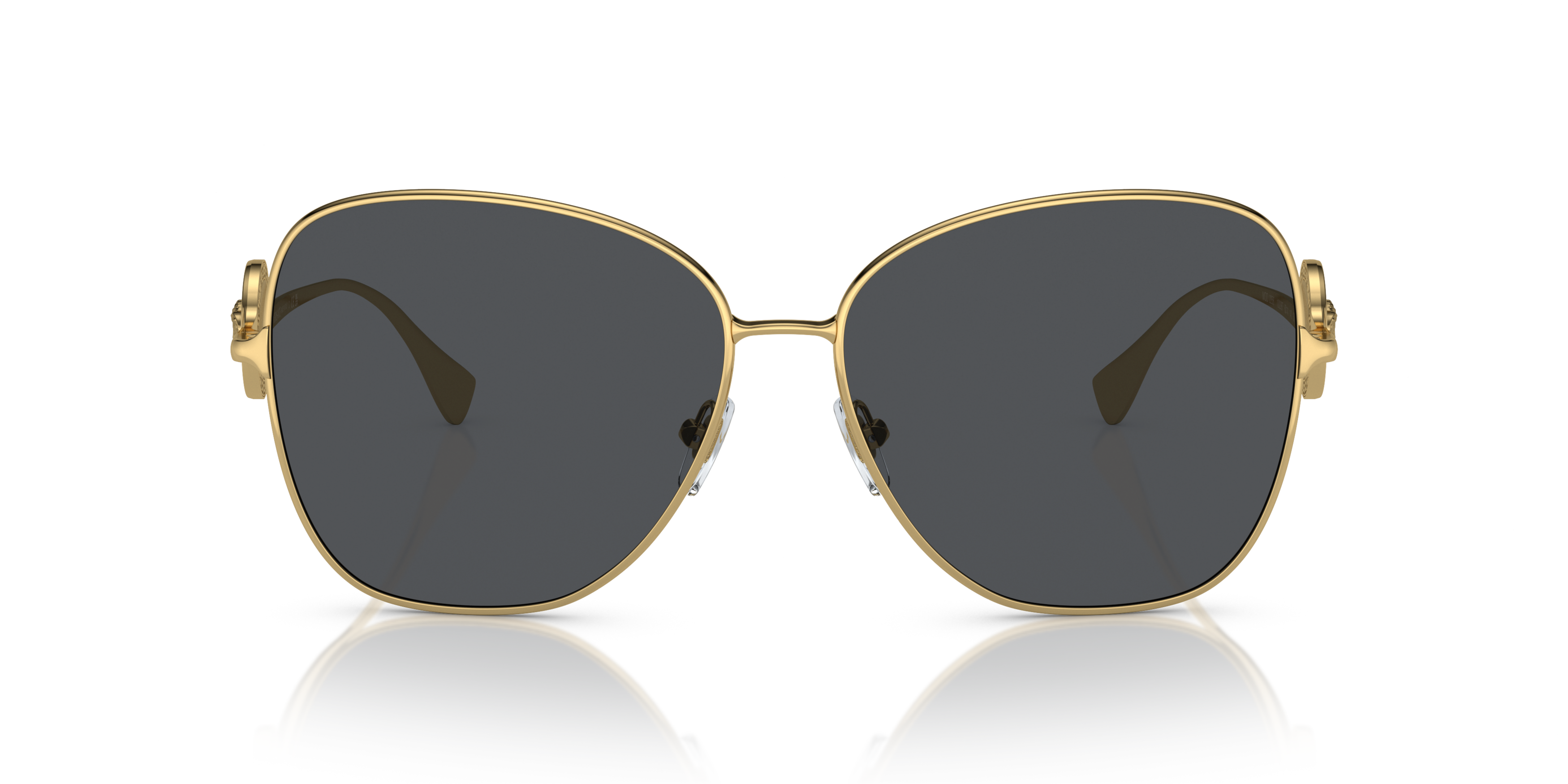 Front Versace VE 2256 Sunglasses Grey / Gold