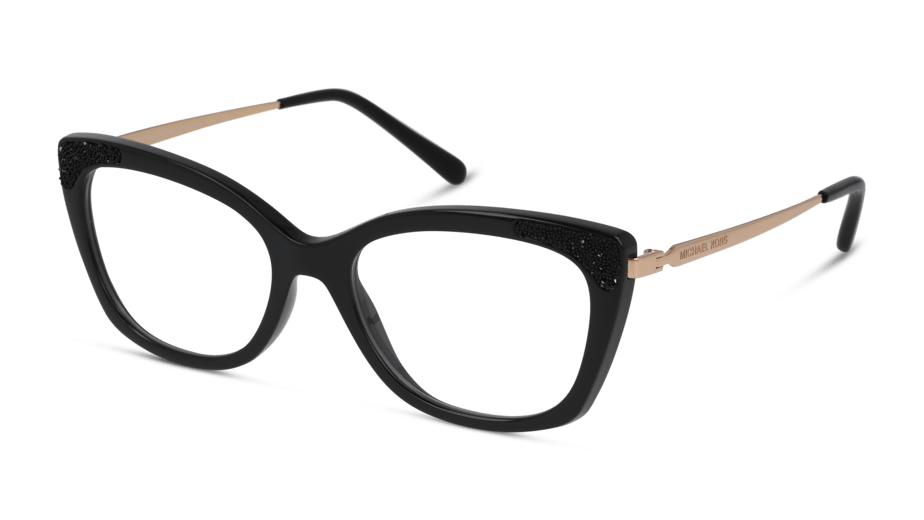 Angle_Left01 Michael Kors Belmonte MK4077 BB Zwart
