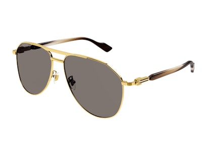 Gucci GG 1220S Sunglasses Brown / Gold