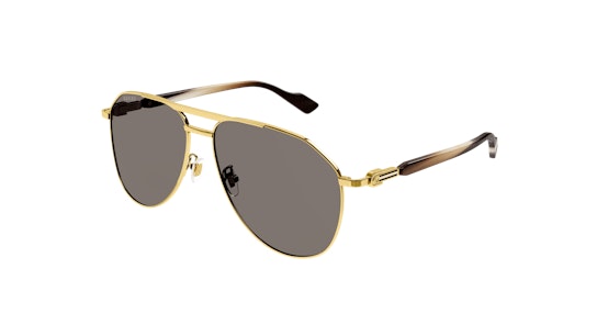 Gucci GG 1220S (002) Sunglasses Brown / Gold