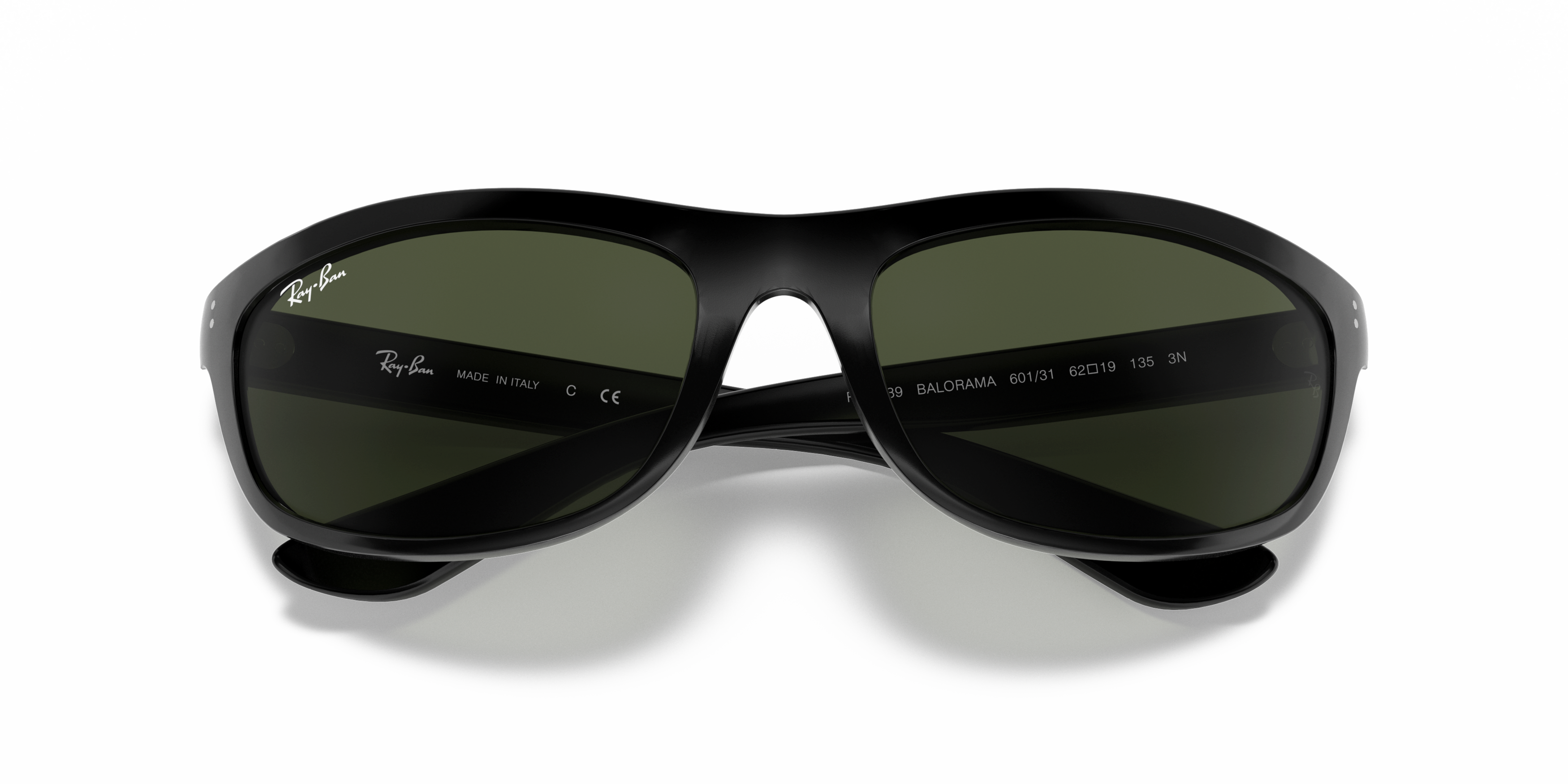 Folded Ray-Ban Balorama RB 4089 (601/31) Sunglasses Grey / Black