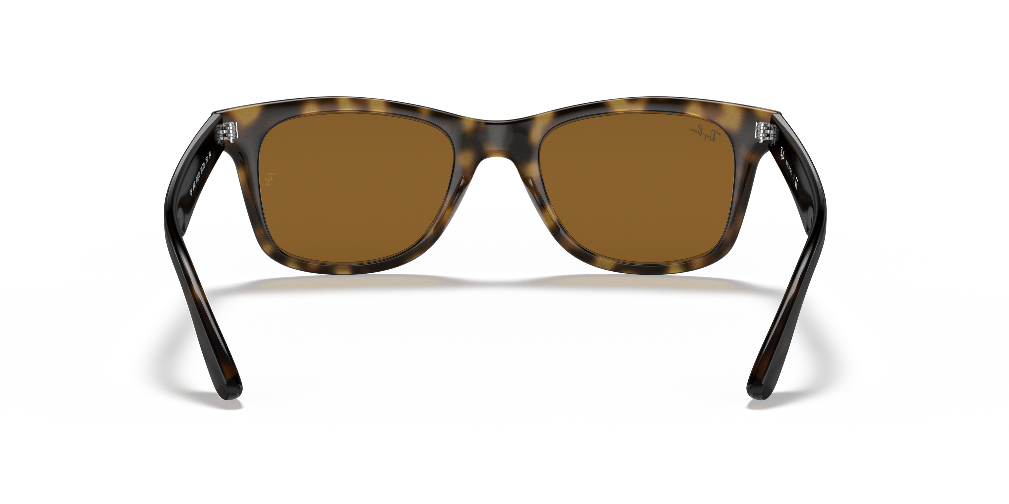 Detail02 Ray-Ban Shiny Havana RB 4640 Sunglasses Brown / Tortoise Shell