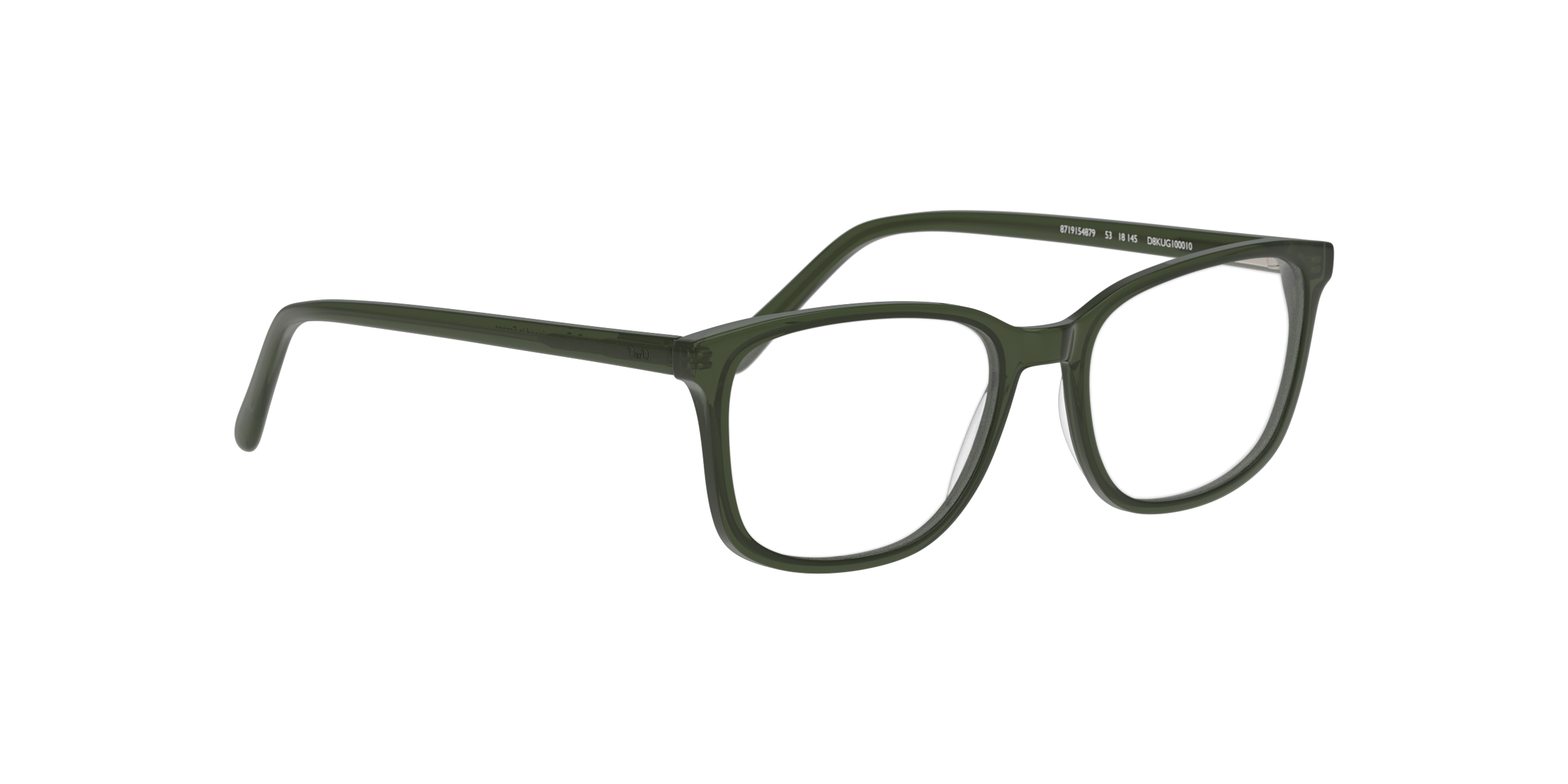 Angle_Right01 DbyD Essentials DB KU01 Glasses Transparent / Green