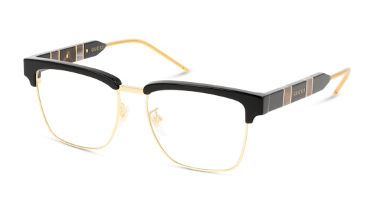 Gucci GG0605O Glasses Transparent / Black, Gold