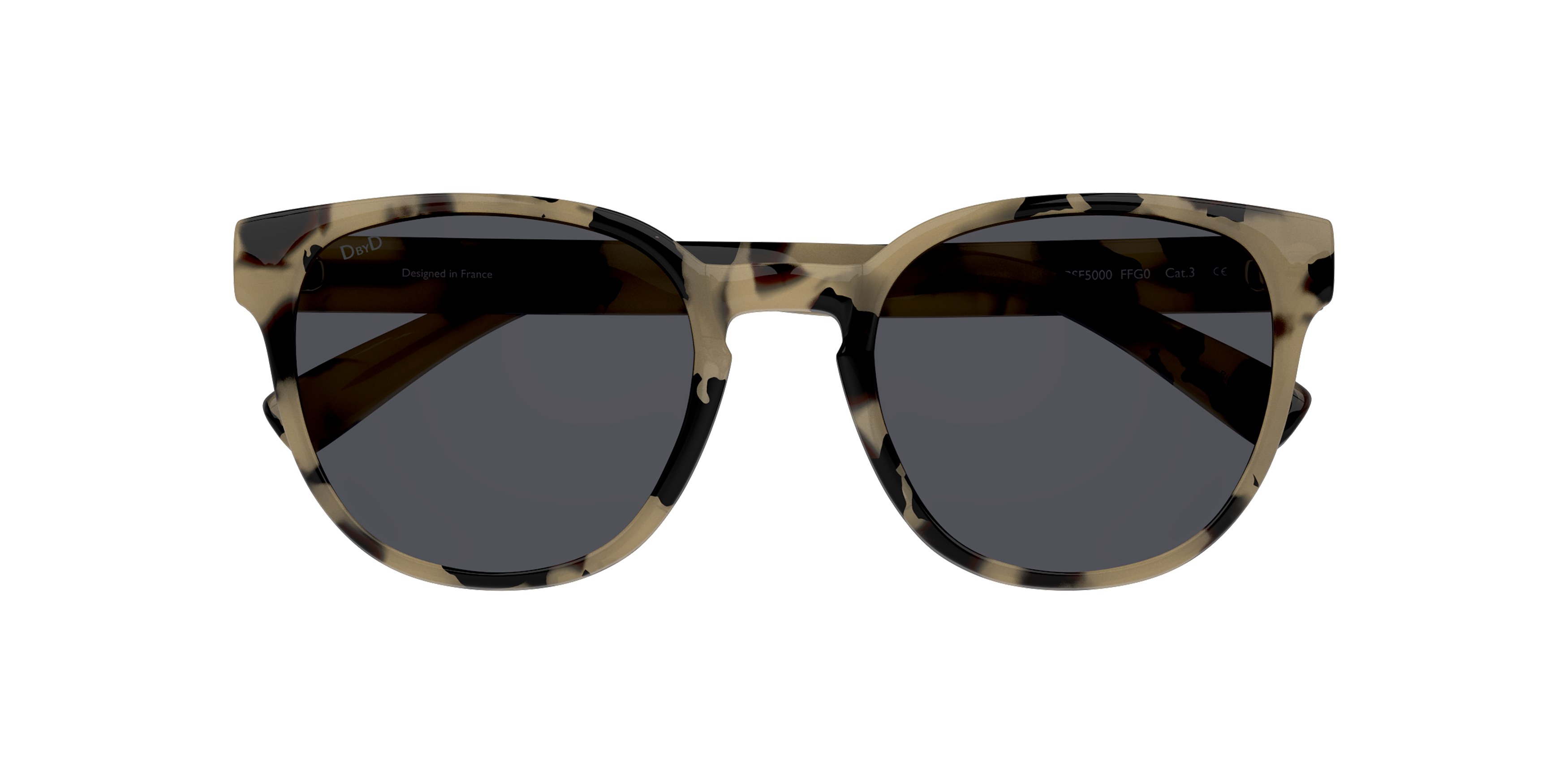 Folded DbyD Bio-Acetate DB SF5003 (FHC0) Sunglasses Blue / Brown