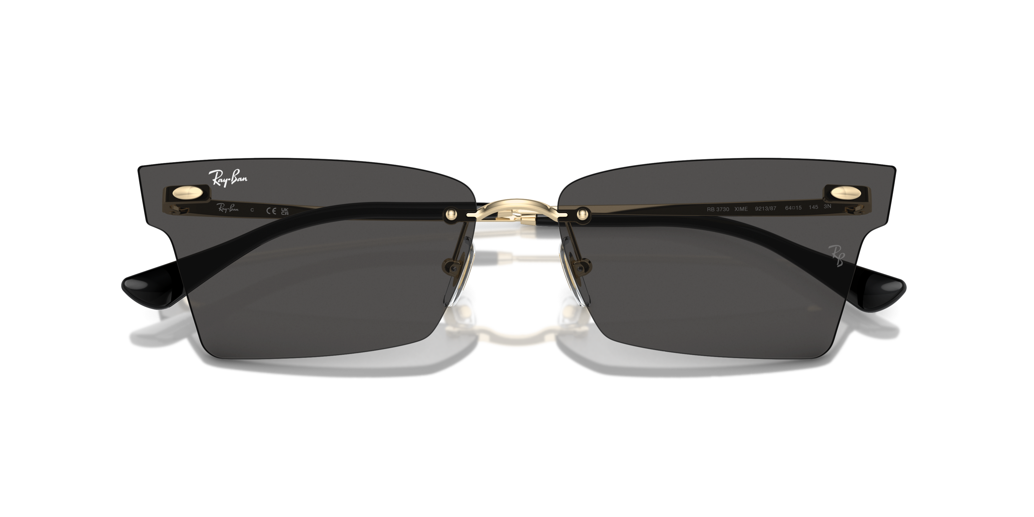 Folded, Ray-Ban Xime Bio-Based RB 3730 Sunglasses