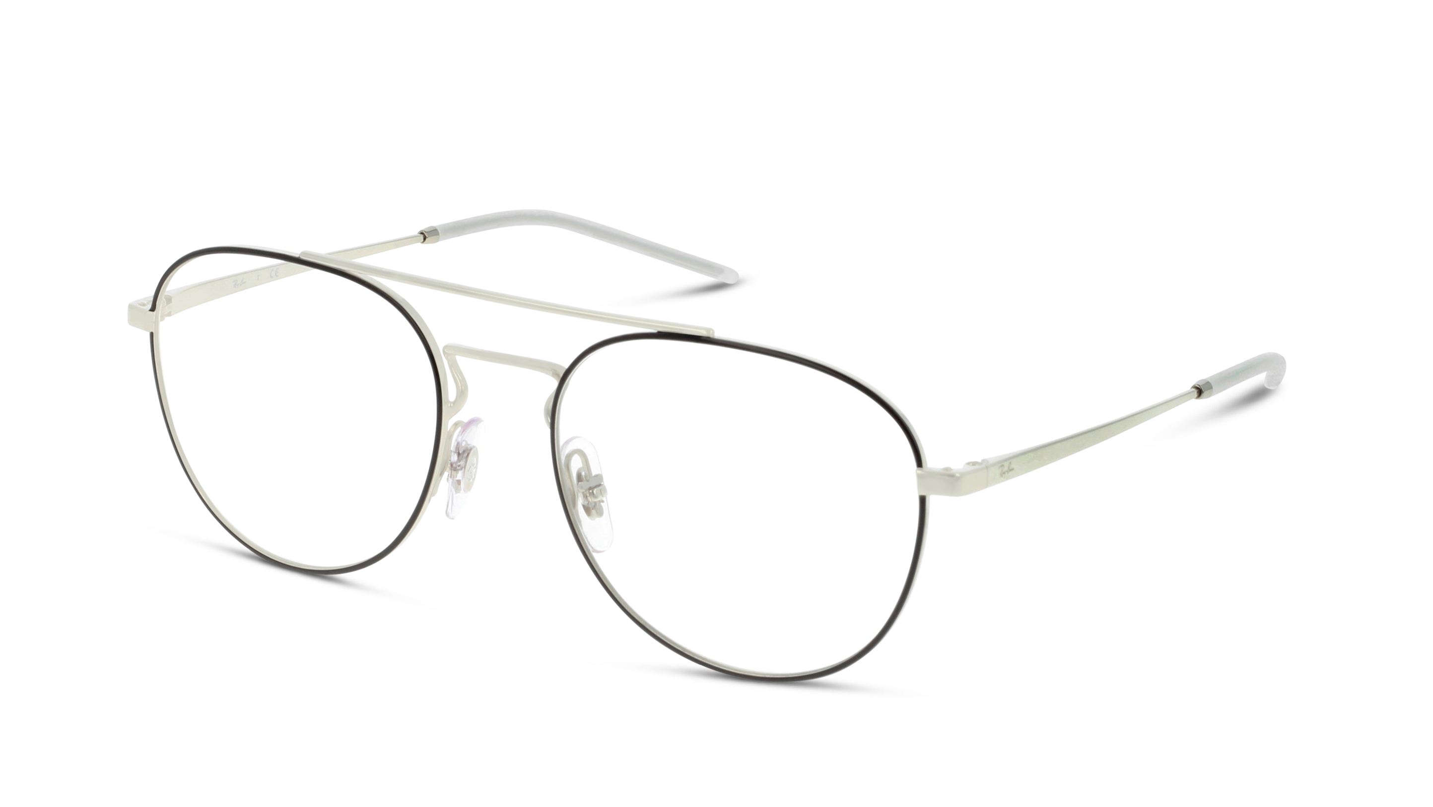Angle_Left01 RAY-BAN RX6414 2983 Argent, Noir