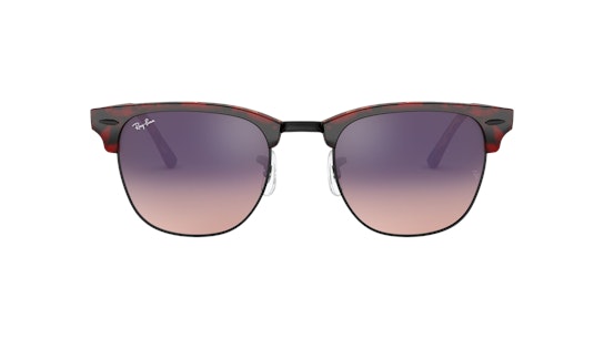 Ray-Ban Clubmaster Color Mix RB3016 12753B Paars / Rood, Bruin
