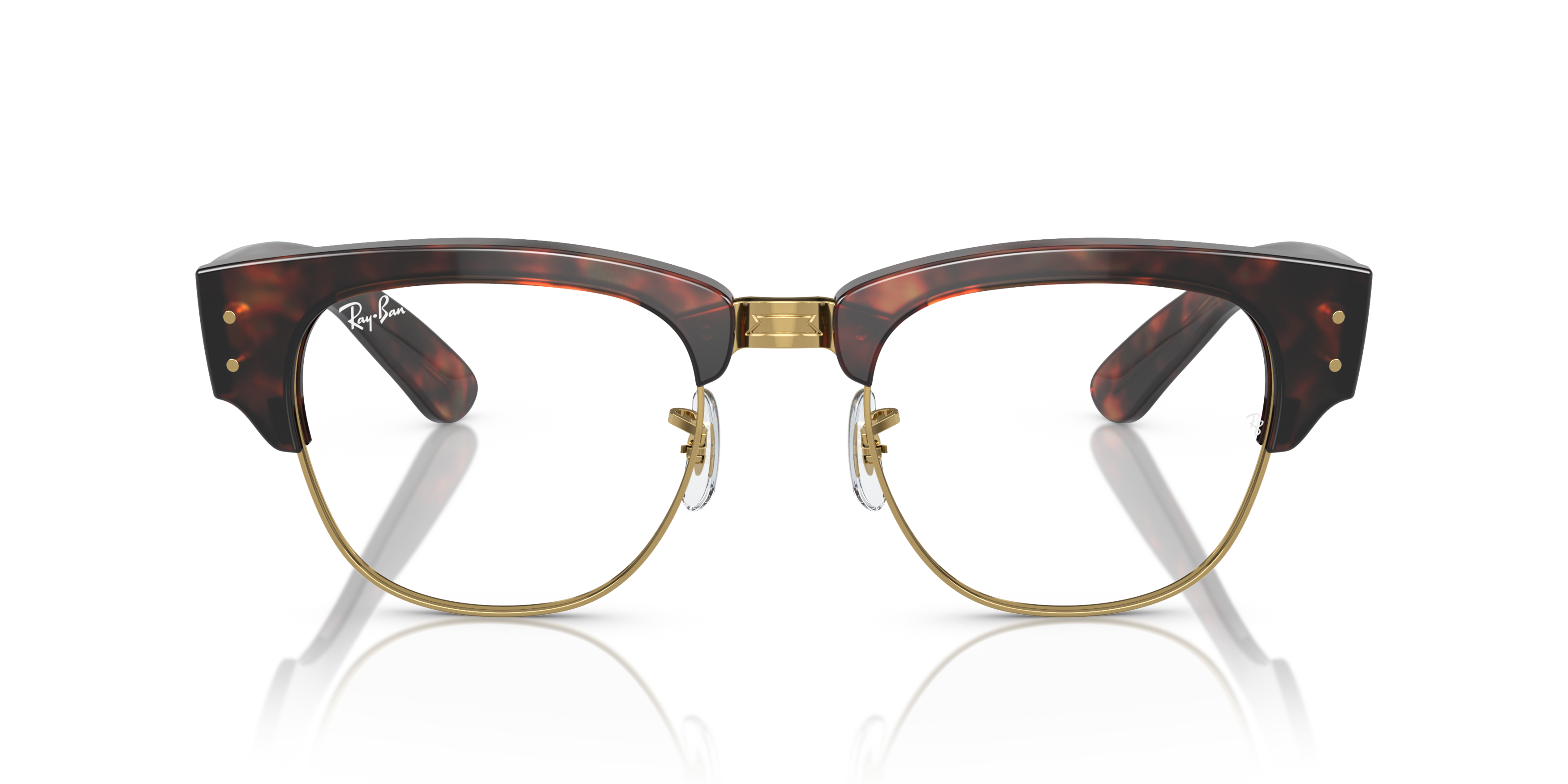 Front Ray-Ban RX 0316V Glasses Transparent / Black, Gold