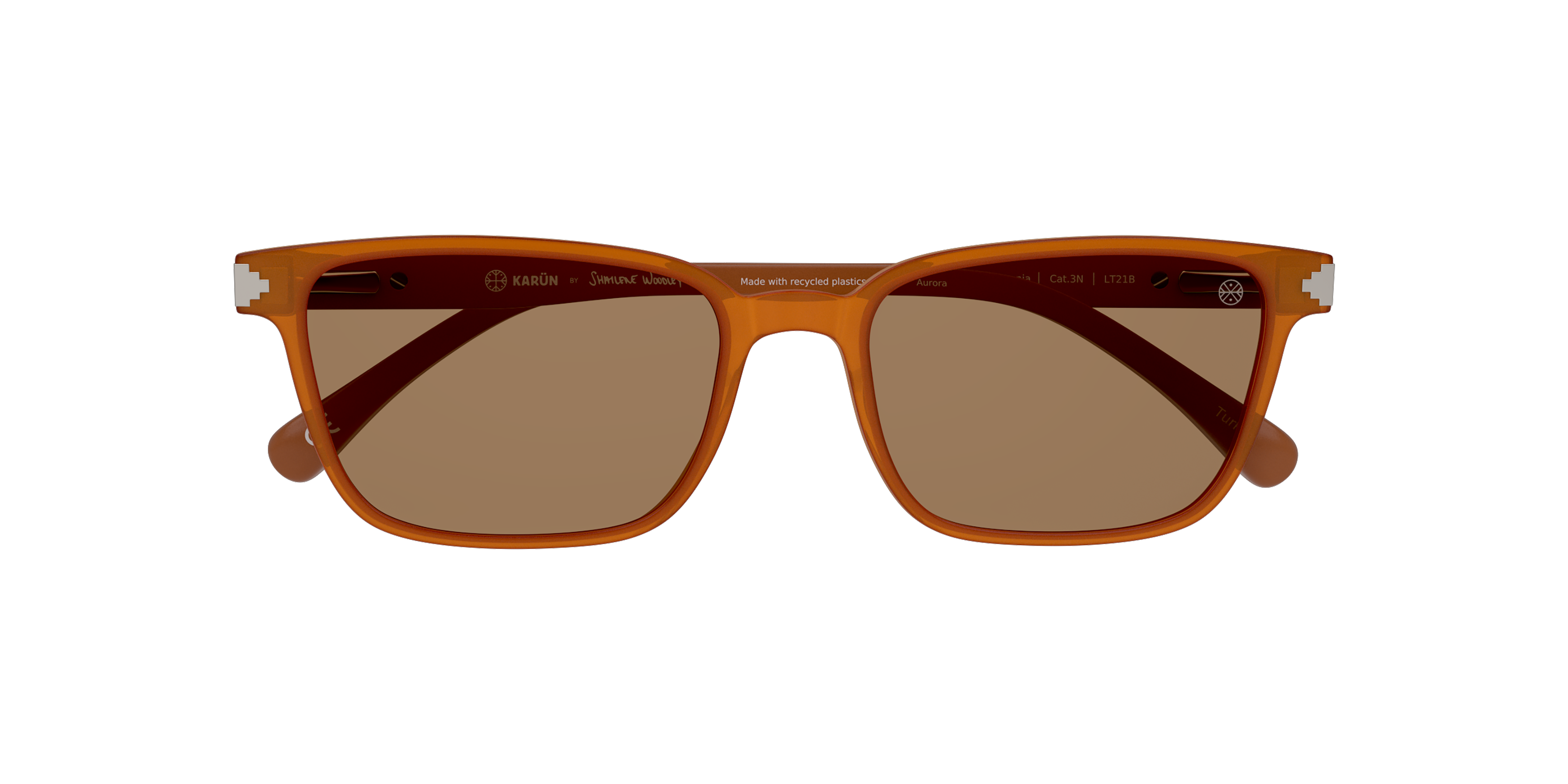 Folded Karun SW FS0141 (18-1250) Sunglasses Brown / Brown