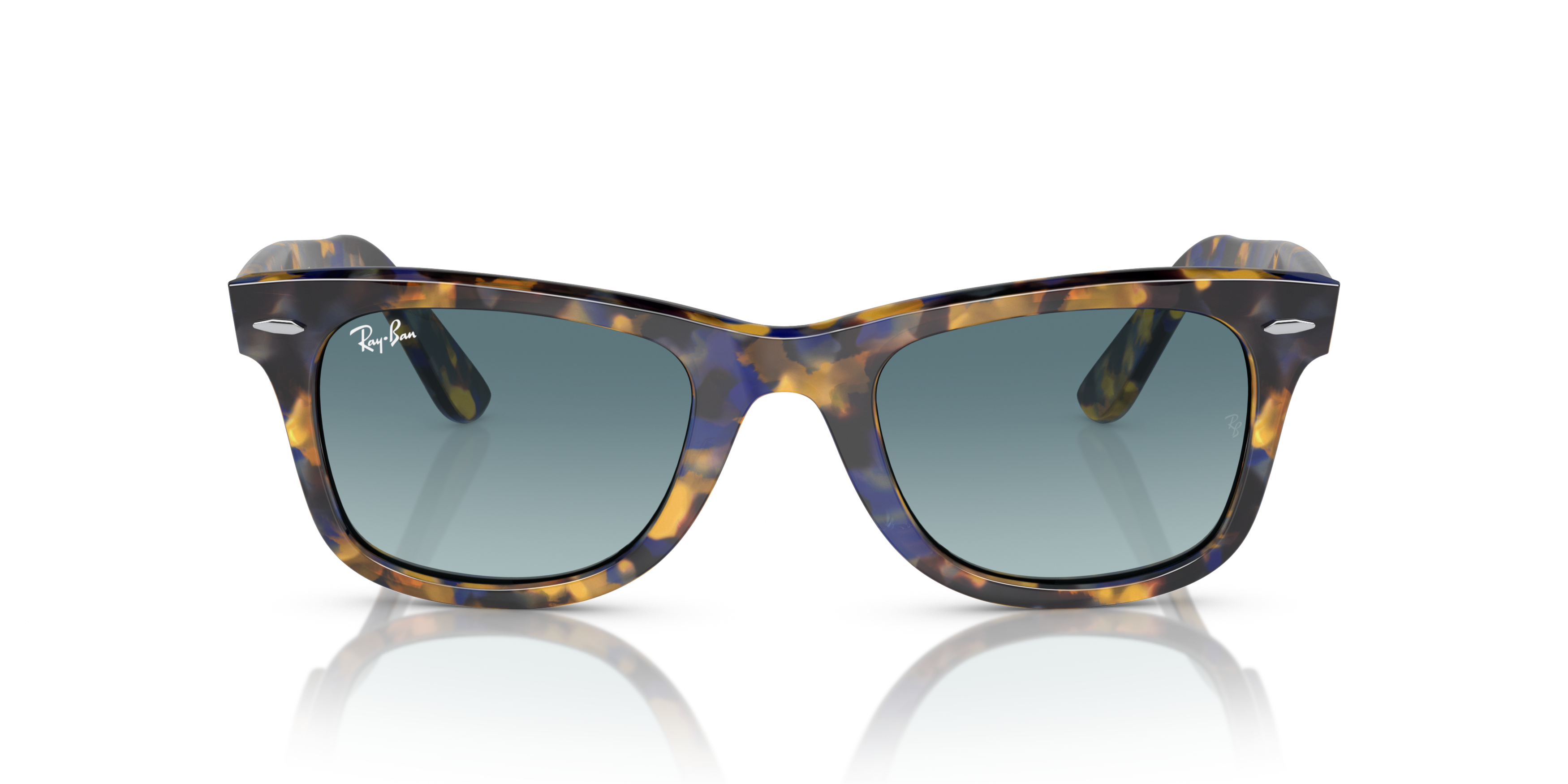 Front Ray-Ban RB 2140 Sunglasses Blue / Havana