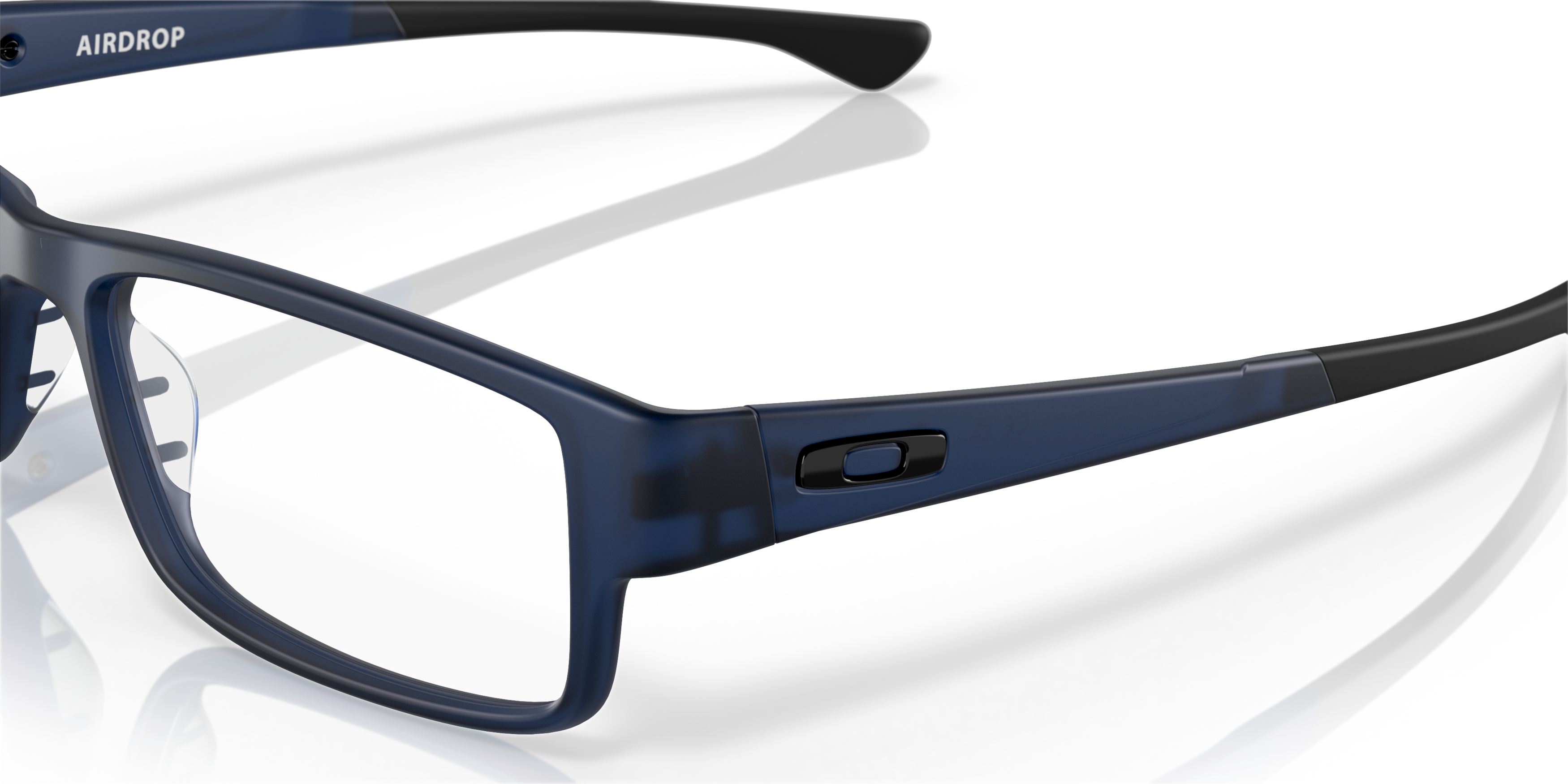 Detail01 Oakley Airdrop OX 8046 Glasses Transparent / Blue