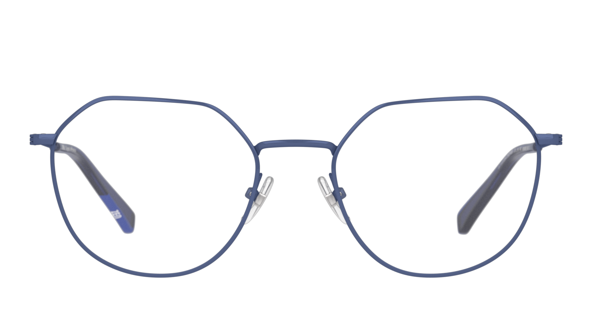 Front Unofficial UNOM0124 (CC00) Glasses Transparent / Navy