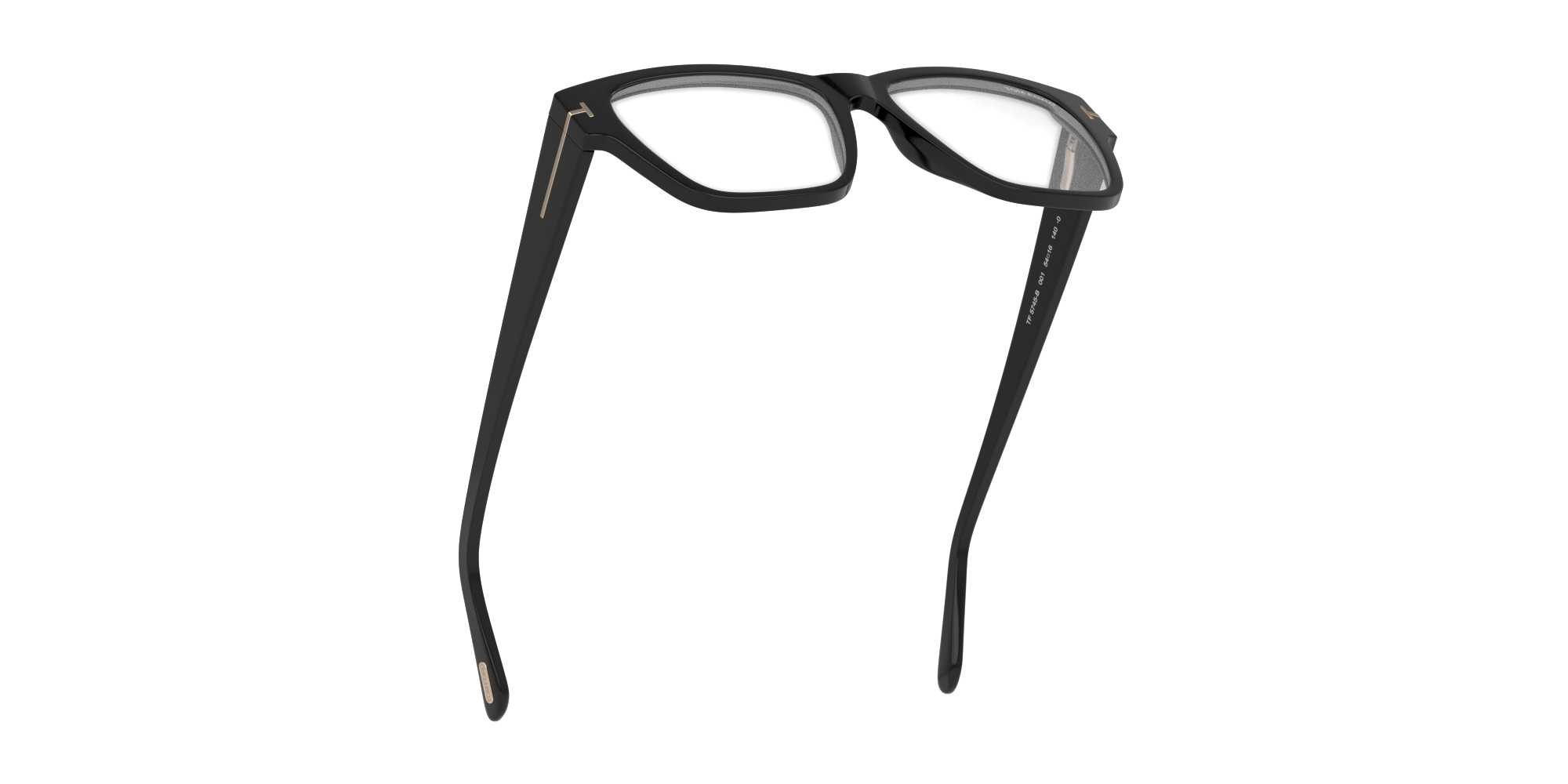 Bottom_Up Tom Ford FT 5745-B (001) Glasses Transparent / Black