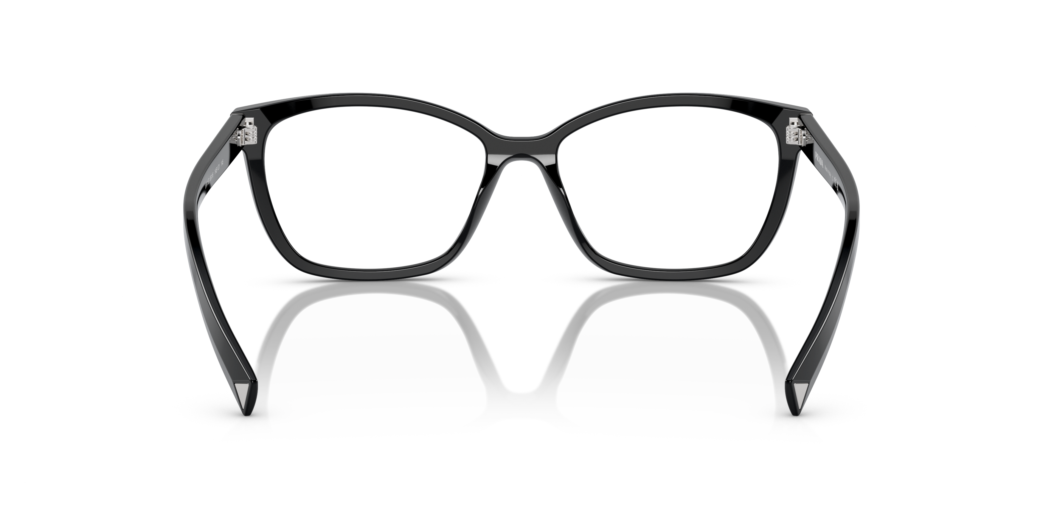 Detail02 Prada PR 15ZV Glasses Transparent / Black