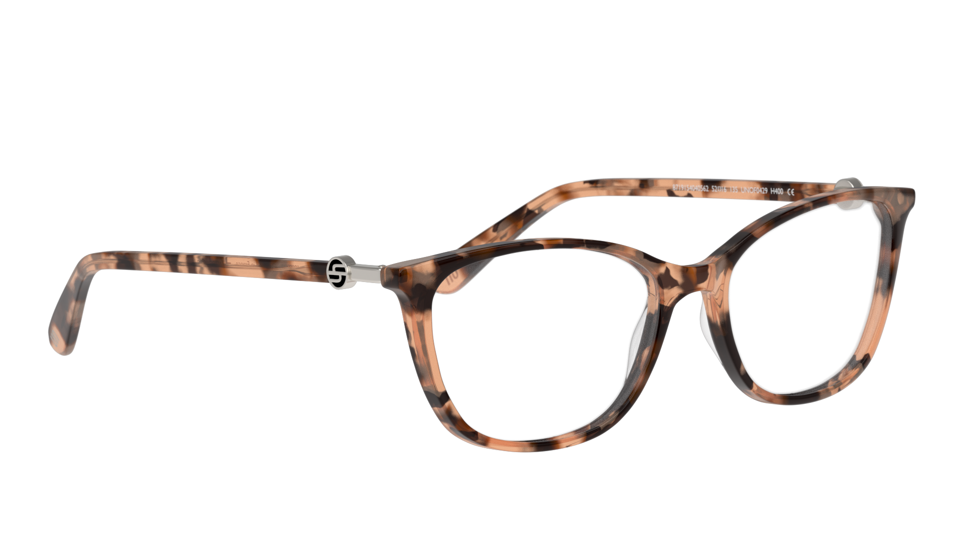 Angle_Right01 Unofficial UNOF0429 (HH00) Glasses Transparent / Tortoise Shell