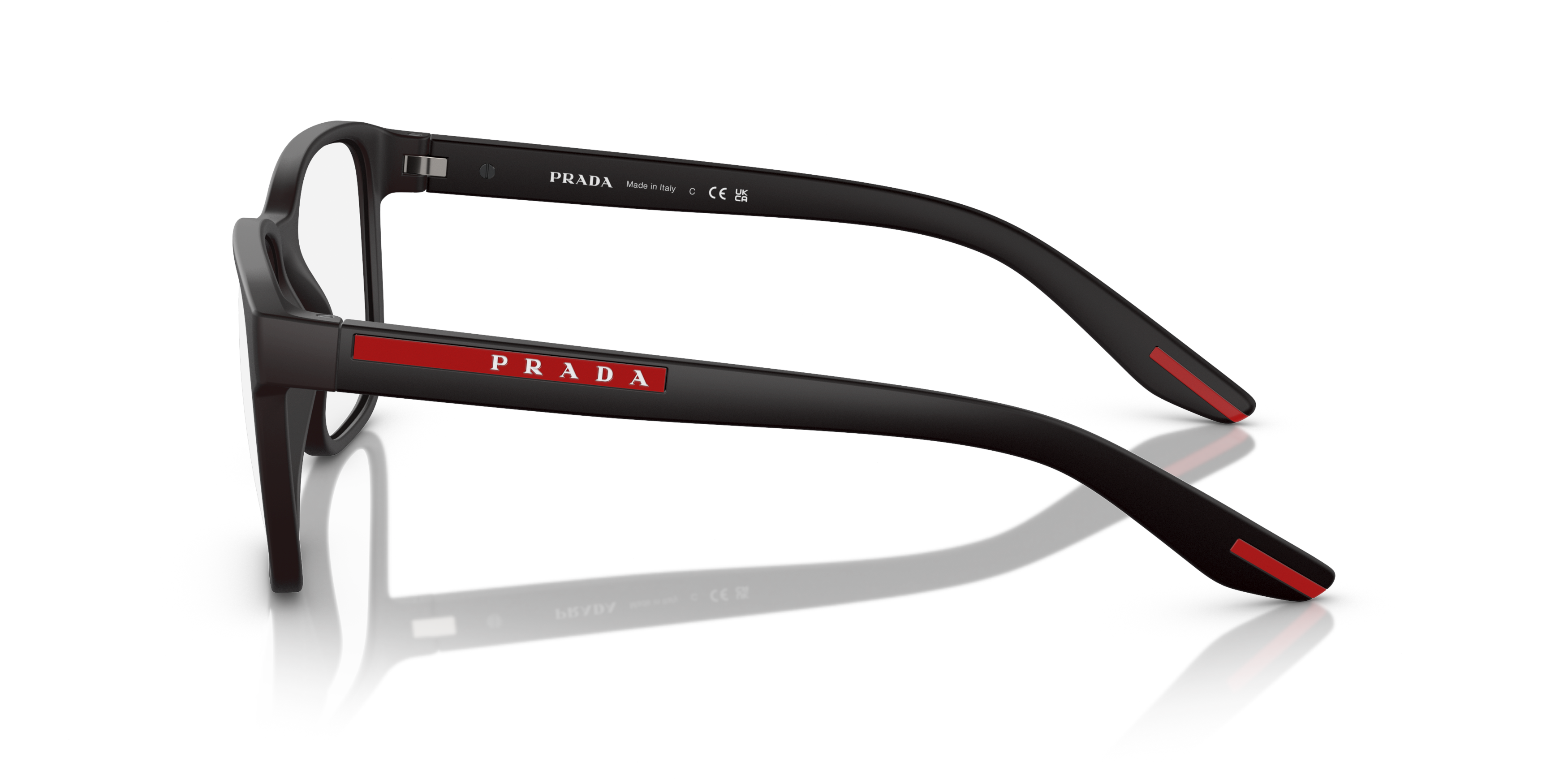Angle_Left02 Prada Linea Rossa PS 06PV Glasses Transparent / Black